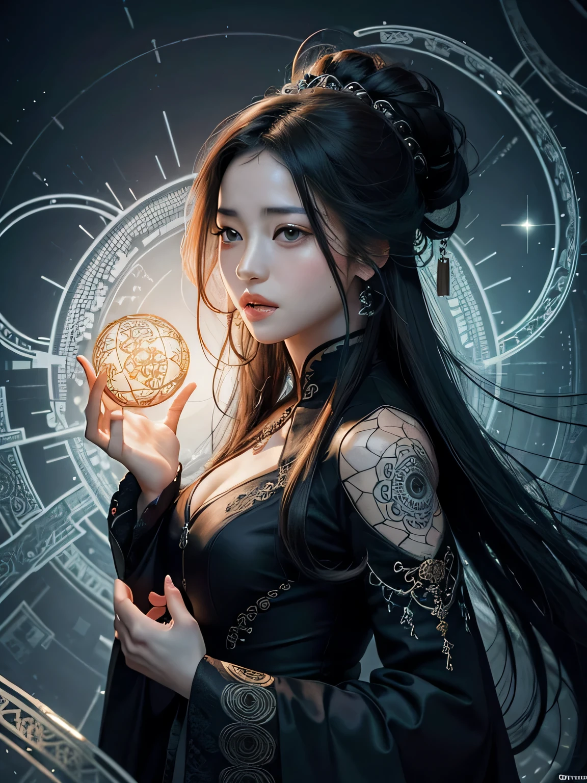 to be or not to be, that's a question
official art, unity 8k wallpaper, ultra detailed, beautiful and aesthetic, masterpiece, best quality, photorealistic, (zentangle, mandala, tangle, entangle), intricate clothes, extreme detailed, dynamic angle, the most beautiful form of chaos, elegant, a brutalist designed, vivid colours, romanticism
zhongfenghua
