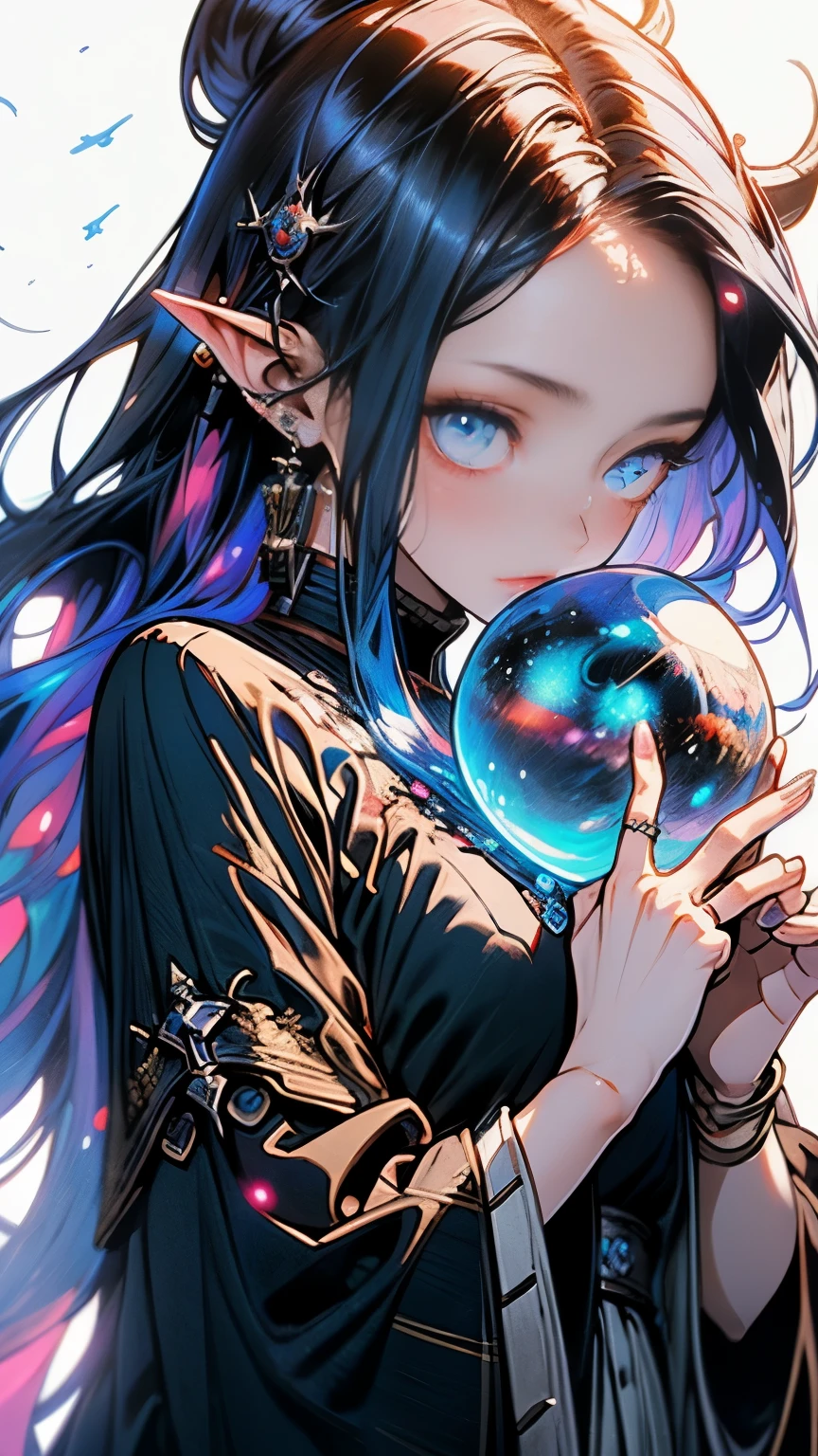 best quality,4k,8k,highres,masterpiece:1.2),ultra-detailed, extremely detailed eyes, extremely detailed body, (large masterpiece digital art), (detailed manga illustration), (detailed line art), ((perfect anatomy)), (intricate details:1.3), (ultra-detailed:1.3), (illustration:1.3), (sharp focus:1.3), (natural lighting:1.05), (vivid colors:1.3), (masterpiece), (best quality:1.4), (perfect anatomy:1.4), high quality, expressive eyes, full body, detailed face, beautiful face, perfect face, 1 girl, medium breasts, black hair, curly hair, wild hair, detailed hair, white dress shirt, black pants, pale skin, sapphire-blue eyes, demon, blue halo, sheep horns, curled horns, (horizontal pupils), sexy face, pointy ears, splash art, the demon girl, curvy, sitting in an office chair at a desk with feet on desk, black high heels, cinematic lighting, dramatic atmosphere, Atey Ghailan, Jeremy Mann, Greg Manchess, Antonio Moro, trend in ArtStation, trend in CGSociety, Intricate, High Detail, Sharp focus, dramatic and photorealistic painting art by Midjourney and Greg Rutkowski, Jeff Bridges, ((cartoon style)), Marvel Cinematic Universe style
