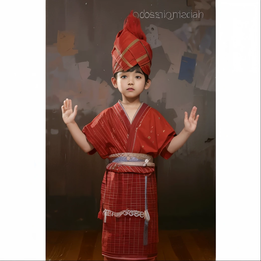 A boy in traditional attire, detailed, realistic, ultra HD, masterpiece, sharp,