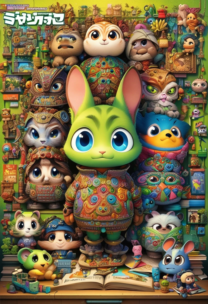 (magazine cover:1.4), by Skottie Young