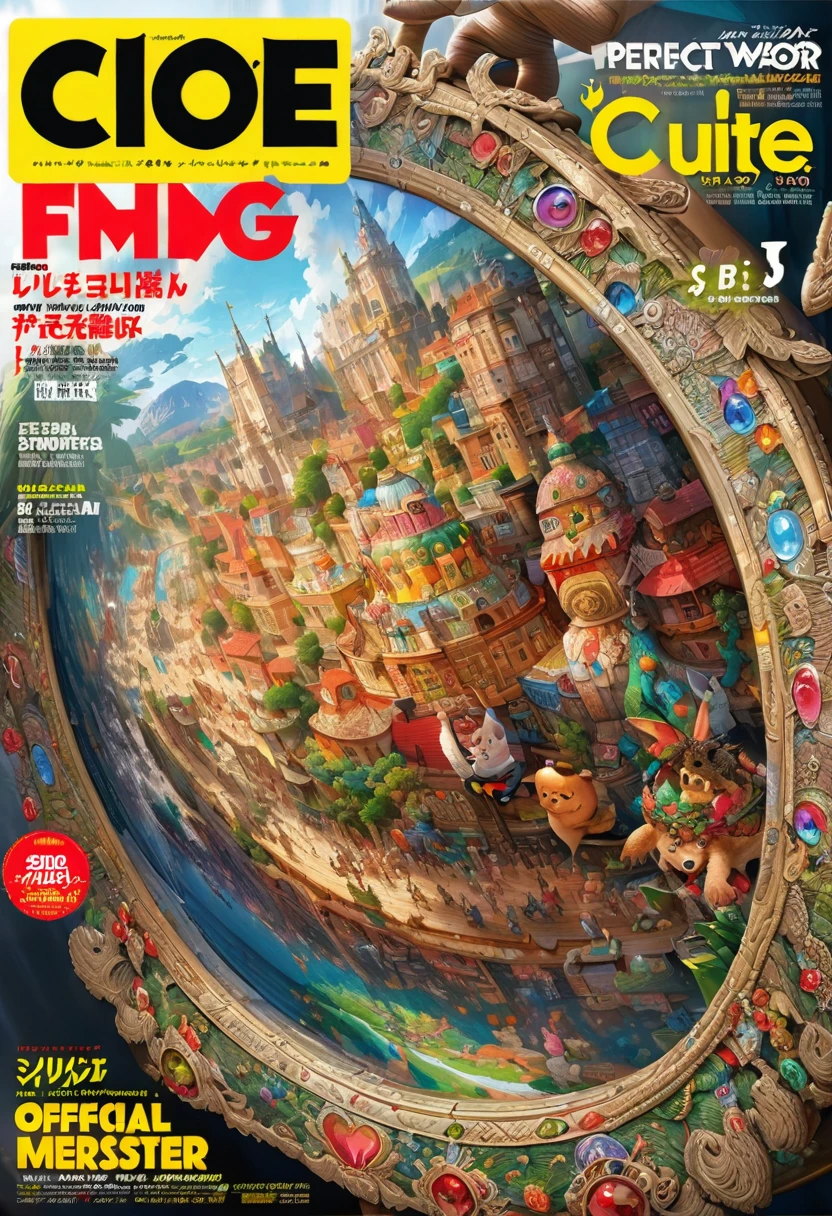 (magazine cover:1.4), by Skottie Young