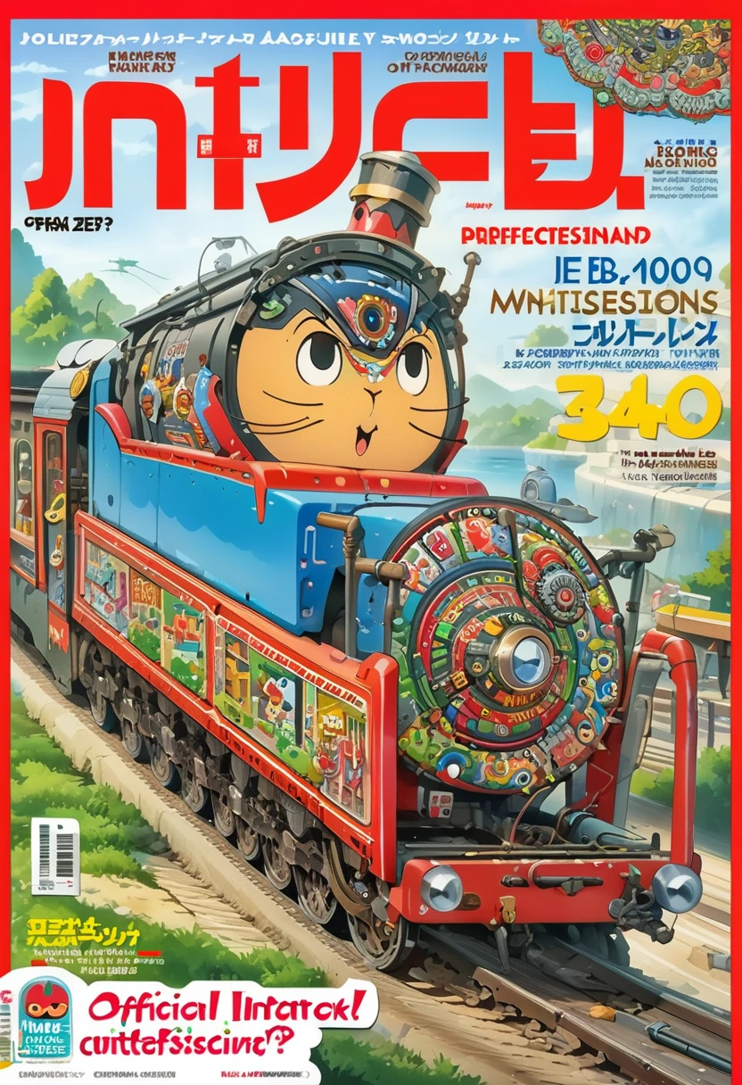 (magazine cover:1.4), by Skottie Young