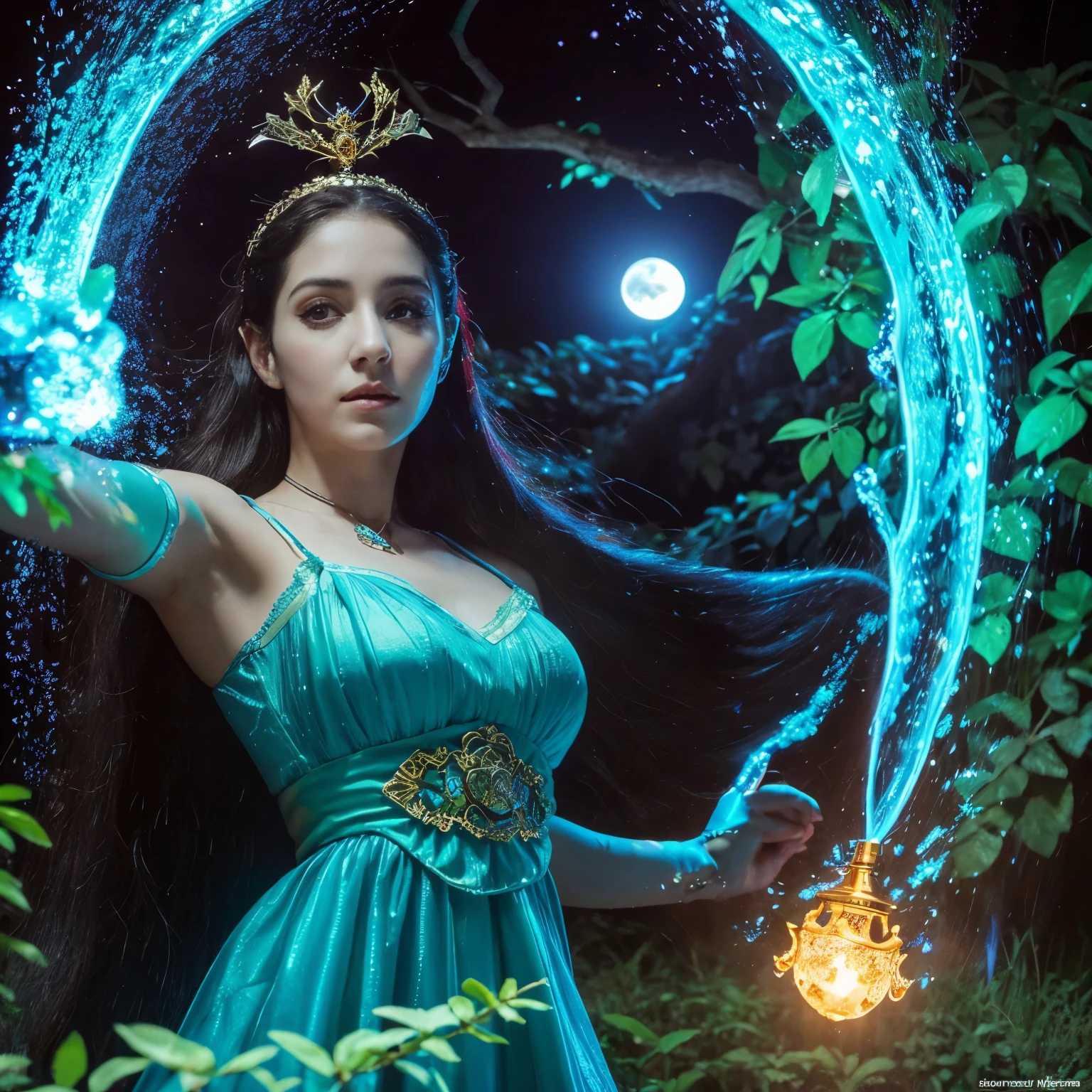 Em um bosque encantado, viviam uma formiga chamada Sofia, uma borboleta chamada Luna e uma aranha chamada Morgana. Luna was a fearless heroine, whose weak point was water, and possessed the power to release laizer. Morgana, the villain of the story, tinha o poder de controlar as sombra, mas seu ponto fraco era o vento.