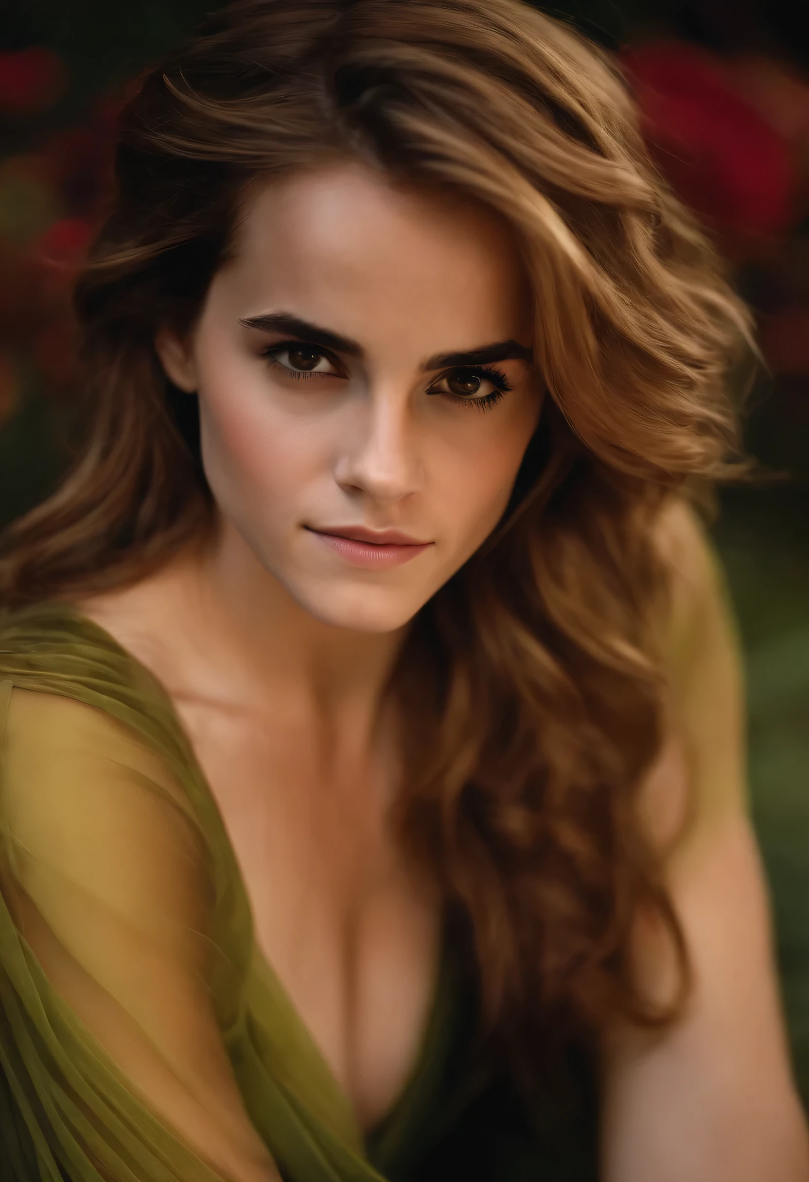 Emma Watson, ((NSFW)), looking at the camera