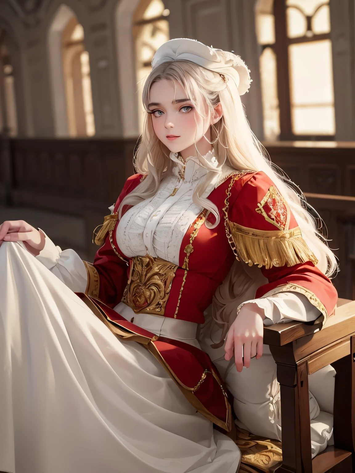 RAW photo.  Anna Karenina 22 years old., dressed in period clothes, Russia, 19th century AD, perspective, half body Detail, sharp focus, a little mixing, Detail, Such a feeling, that it's the Middle Ages, (high skin Detail: 1.2), 8к HD, SLR camera , Soft light, high quality, Fujifilm XT3 Grain Films.