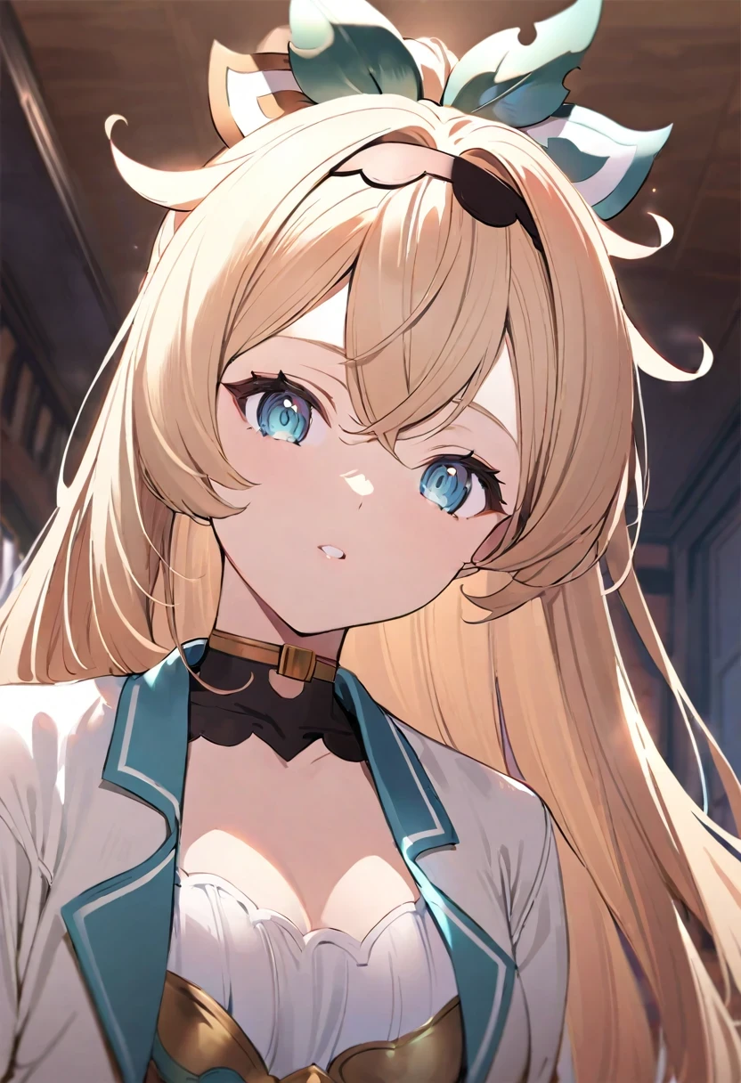 Kazama Iroha/(Holo live/), vivid, Delicate skin, high detail, 8K,top quality、8K))One Miss long hair anime girl、extremely cute anime girl face、night nucleus、From the front line of girls、Portrait of a cute anime girl、Turquoise fantasy style, Turquoise fantasy style, Turquoise fantasy style, whole body, from below,ceiling,looking at the audience, head_tilt, small, girl,Miss,woman, Mature,30 years old, 很長的head髮, flip hair,