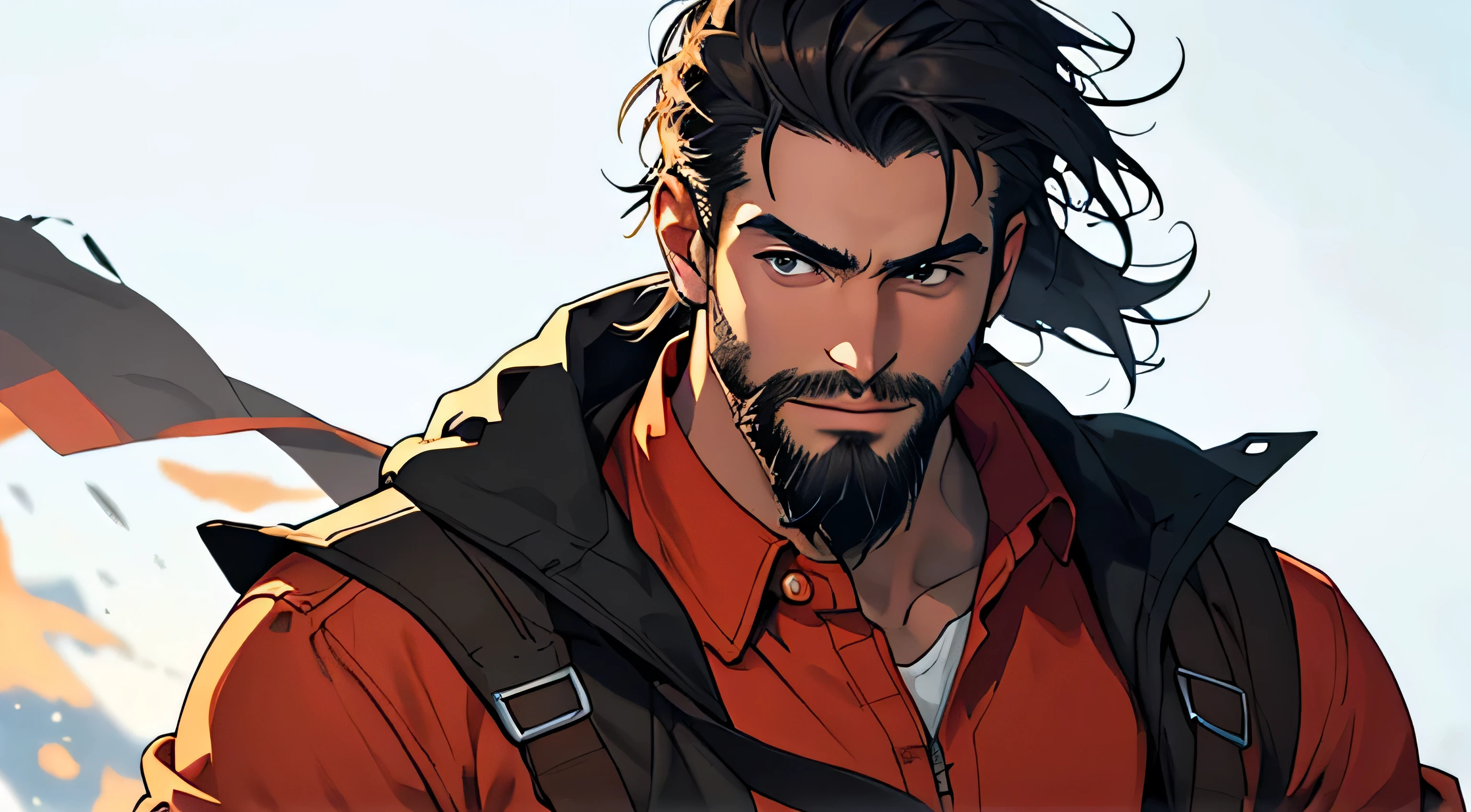 Draw a young programmer, This young man looks confident and determined.,,beard, I will give you a detailed introduction to cowboy shooting,Tips for starting a new channel