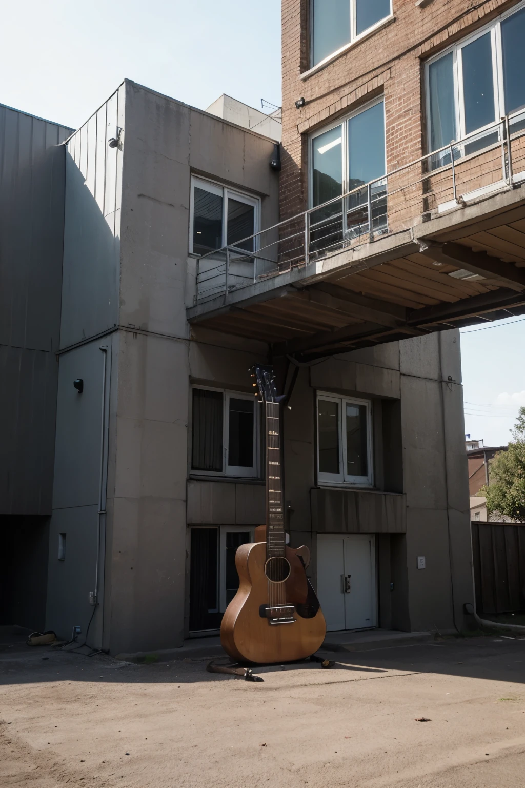 building in the shape of a guitar
application of modern industrial concepts