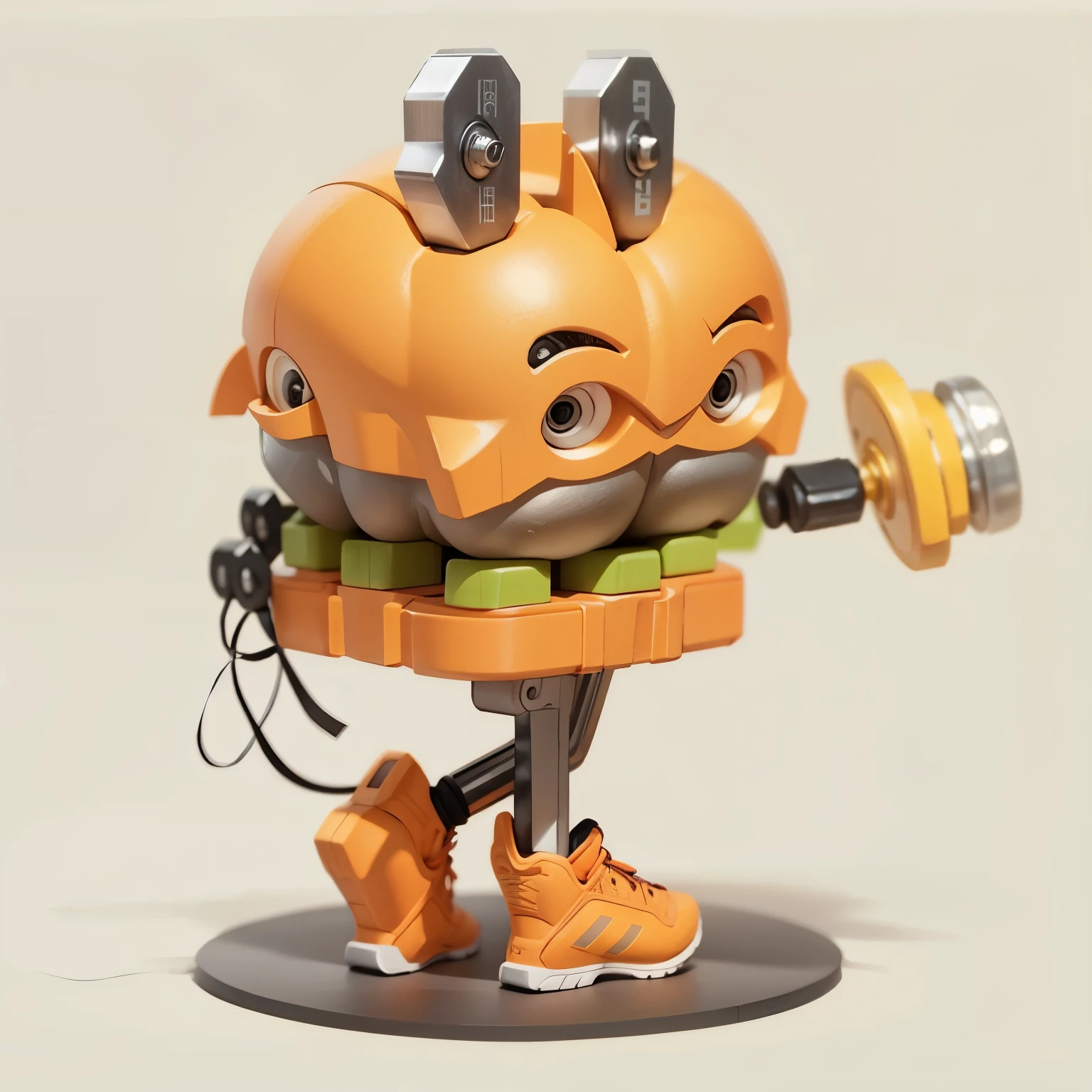 Dumbbells in hand，Planarize