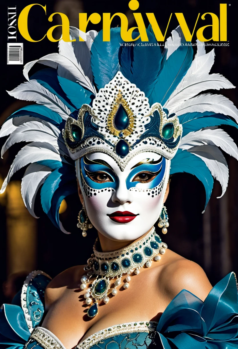magazine cover, Venice carnaval magazine