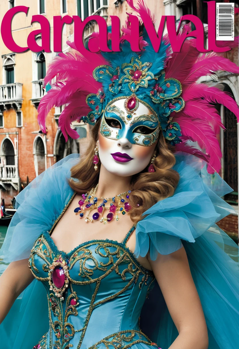 magazine cover, Venice carnaval magazine