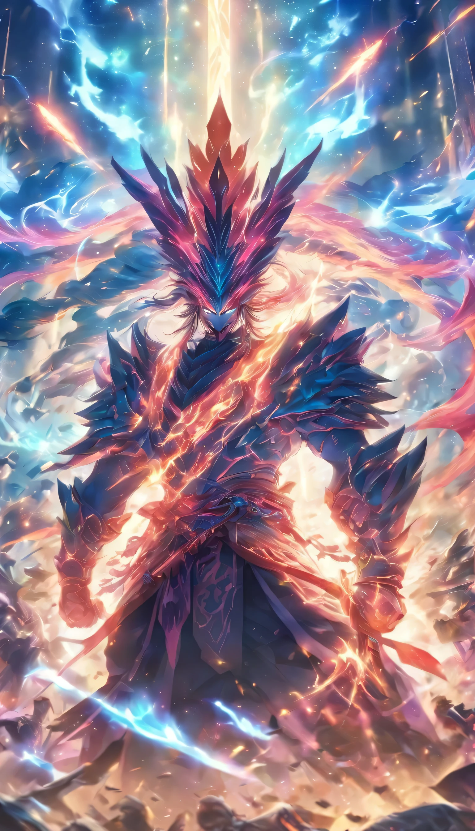 Killing Immortal Sword,hanging in the air,destroy land, Concept Art Wallpaper 4K, anime epic artwork, RossDraws global illumination, Epic fantasy digital art style, Peter Moore. Unreal Engine, 4K resolution concept art, epic fantasy game art, Background of the Kingdom of Light, league of legend illustration, League of Legends concept art, 8k resolution concept art