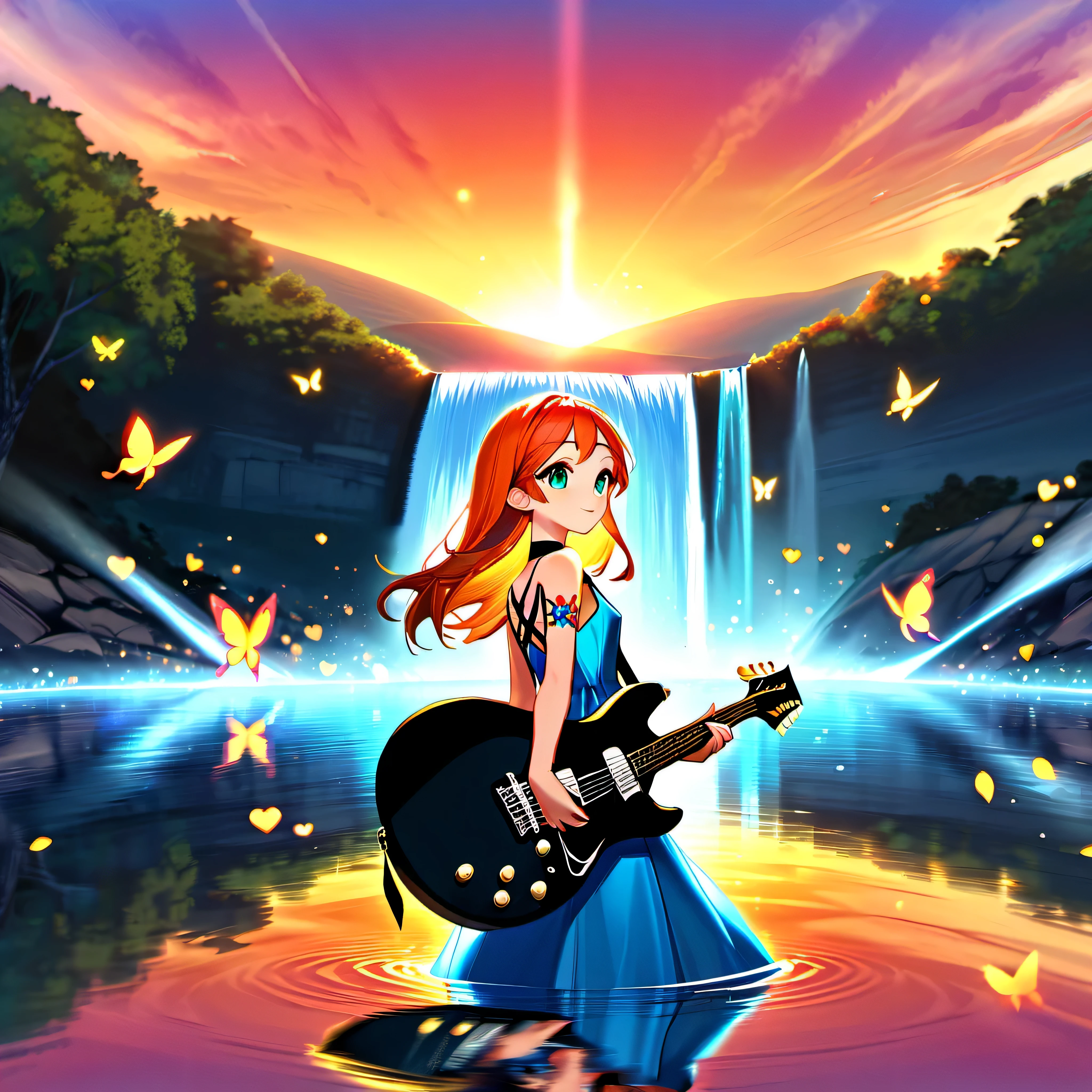 Magazine Cover, nebulae stars panoramic starry_sky sunset spacious Sunshine sunrise, BackView Guitarist (holding guitar:1.3) UnrealEngine5 ultra Cinematic_sunLight Diva Lake deep path equirectangular River Epic tmasterpiece retro dramatic scenes dynamic composition ultra_pro-photo-realistic girl_Back-View rose Style Fullbodye Tattoo ❤ kanzite Heart symmetrical "Dia de los Muertos" Lys meticulously intricate beholder Eiffel ultra_high-details ultra_high-quality ultra_high-definition ultra_high-resolution gorgeous epic ((Brights eyes)) (Detailed eyes) ((ultra detailed hairry skin oil)) ((ultra realistic skin)) silk (The Little Faux Freckles Makeupgirl shiny facial skin silks) ((expressive characters reddener)) heavy necklace blink blink indigo turquoise Earth hearth sundrop jewelry straps on the shoulders of dress ((ultra sharp focus)) frange ((captivating colors (Dia de los Muertos) colorful BridalDress)) optimal perfection accurate volumetric Lightning contrast global illumination cgi vfx sfx reflex Octane_render extreme improved UHD XT3 saturate radiant vivid DSLR HDR romm rgb pbr 3dcg fxaa blu-ray backlight colors-coded frontlight anti-aliasing fkaa txaa rtx ssao opengl-shaders glsl-shaders post-processing post-production cell-shading tone-mapping luminescence jewel Crystalline butterfly "Niagara Falls" CGSCOSITY invokes monarch fleuraison summon monster monstrous viceroy fire magic creature bloom Tourmaline crystal opal "Water Falls" population glass strange glow "Heavy Metal" chrome extremely detailed reflection sex nsfw naked varies multi etc. --v6 --s1000 --c20 --q5 --chaos100