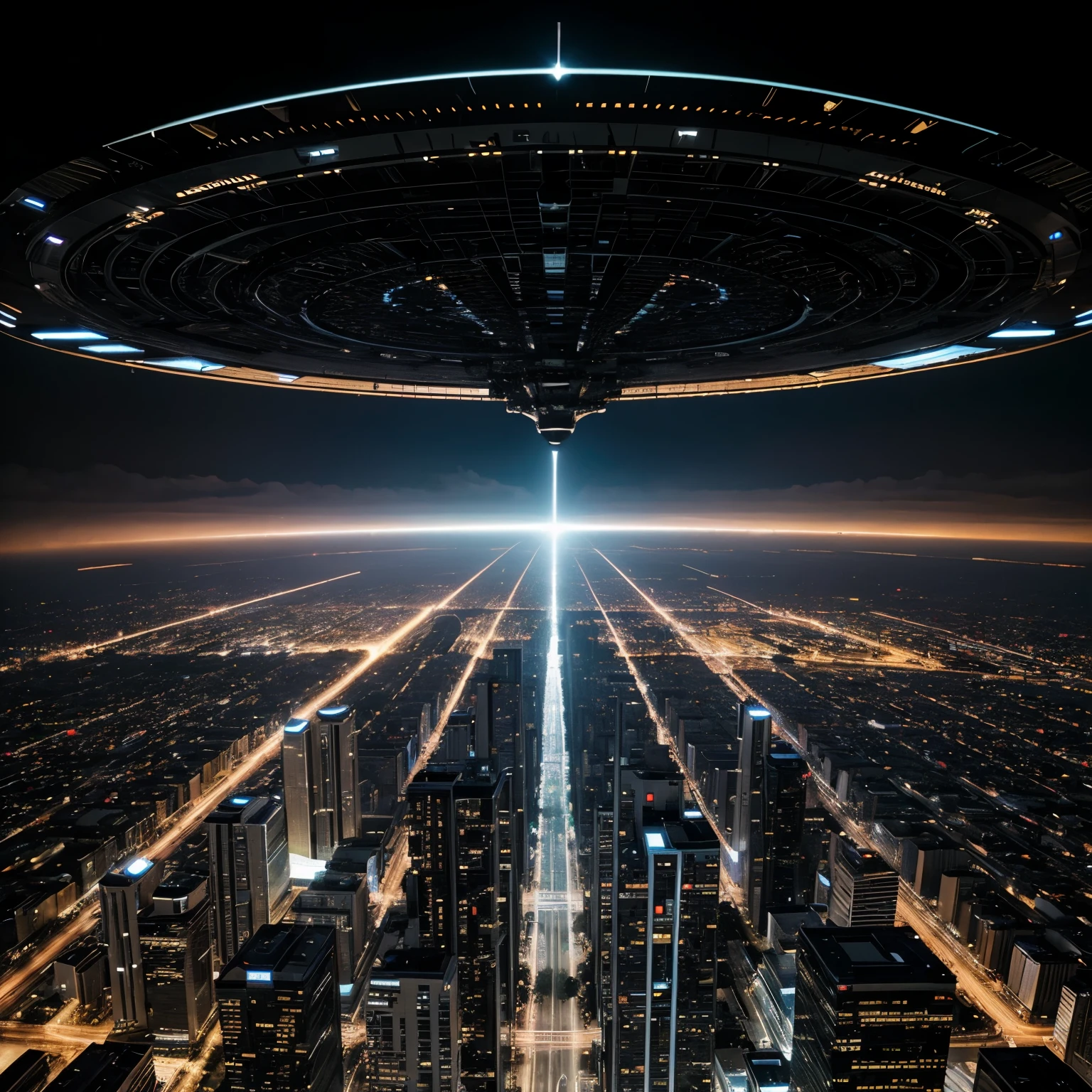 Completely different world with super advanced technology cities 