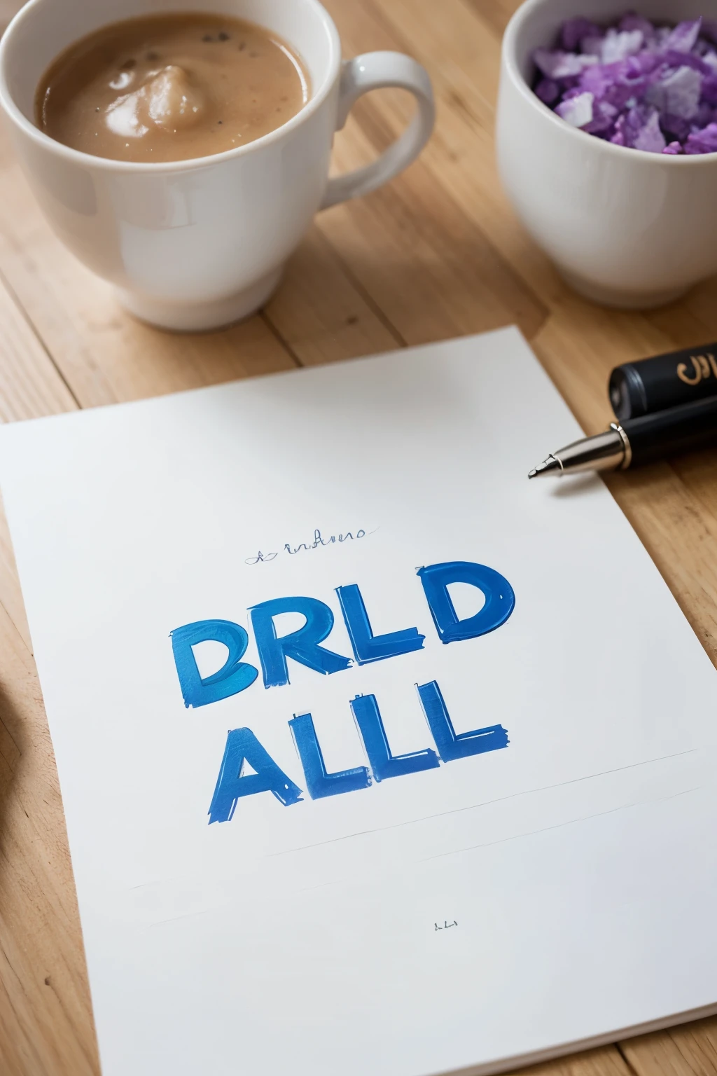escribir la palabra DISFRESH con fondo azul y las letras en forma de hielo