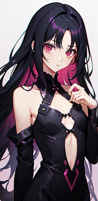 (Best quality, masterpiece) Highest Detailed, Modern Goth Girl, Piercings, Dark Eyes, Eye Bags, tongue sticking out