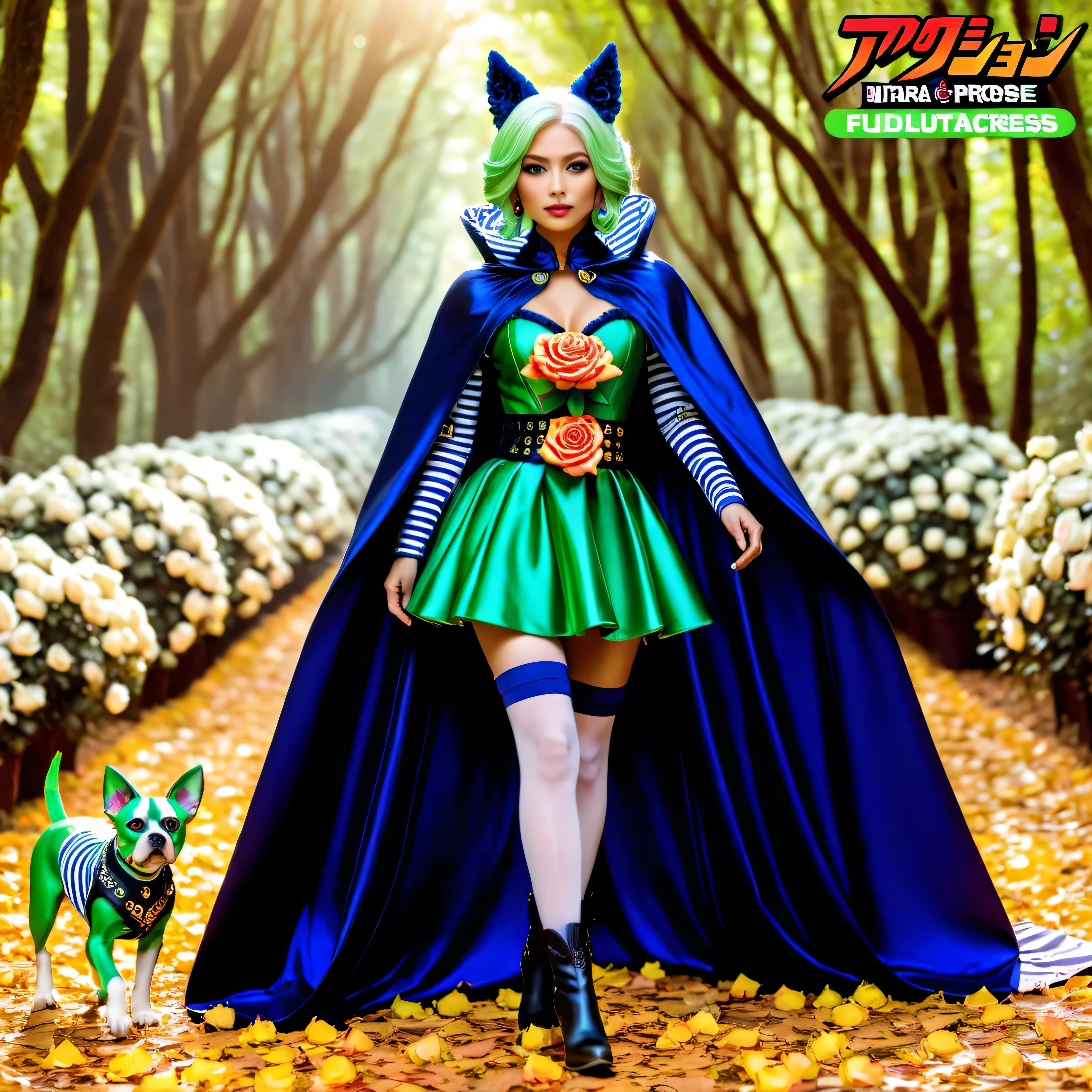 (magazine cover), (frieren) and (Deedlit) walking through the forest, (full body view), (frieren has twintais, white hair, green epiceyes, pointy ears, wears white capelet, striped shirt, long sleeves, belt, skirt, black pantyhose, boots, earrings), (deedlit has long yellow hair, green eyes, pointy ears, wears short green dress, short sleeves, tiara, dark blue breastplate armor, dark blue pauldrons, dark blue cape, belt, bootasterpiece, best quality, HDR, UHD)), epic beautiful realistic Puppetess elegant princess natural scepter fullbody "Sceptor of Domination" Tabernacle, gorgeous puppeteer bridaldress Lys perfect symmetrical meticulously intricate fleuraison "Dia de los Muertos" rose, epic pupper-Mistress stunning clean figurine rossdraws puppet dream artgerm digital vibrant DSLR colorful hyper HDR epic UHD tmasterpiece extremely detailed ultra_high-resolution ultra_high-definition ultra_high-quality saturate reflection, varies multi etc. --v6 --s1000 --c20 --q5 --chaos100