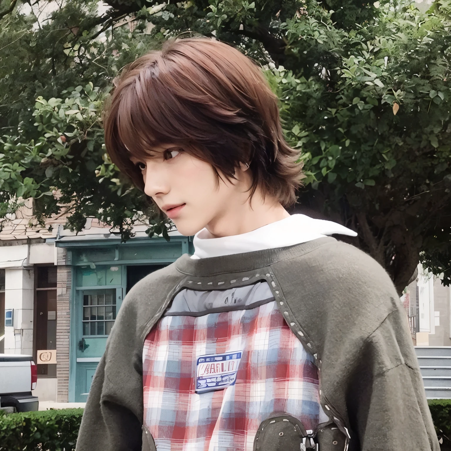 Ulzzang boy, ulzzang, Korean ulzzang boy, boy, cute face, cute eyes, cute, brown hair, small smile, smile, choi beomgyu, beomgyu from txt, choi beomgyu, beomgyu