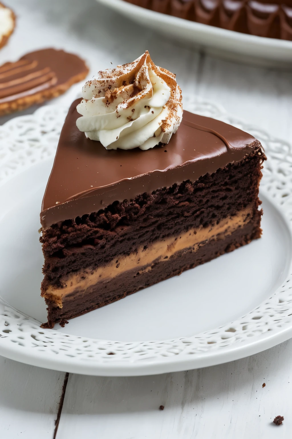 Beautiful chocolate cake photo with layers of dulce de leche and coconut.
((deliciosa imagem de bolo de chocolate com camadas de dulce de leche e cocos)), ((((textura gorjosa))), seductora, ((camada de leite ninho)), leche condensada, camada de coco, coqueiro, ((detalhado)), centrado, sharp focus, volumetric lighting, bons destaques, bom sombreamento, intrincado, altamente detalhada, ((estilo de fotografia:1.5)), ((qualidade excepcional