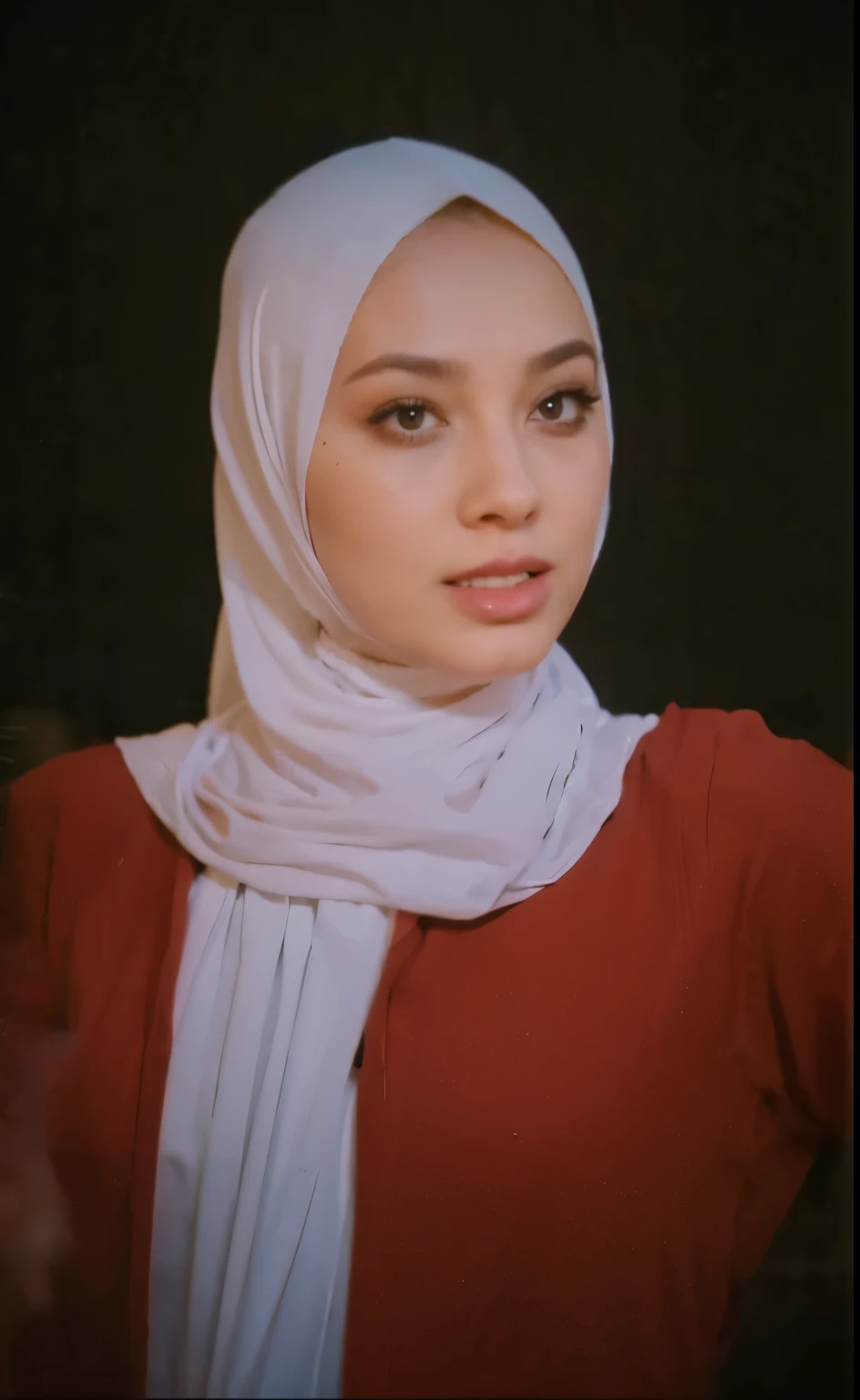 Big asshole, ((Red Lips)), Coats Medium body portrait, ((pink Hijab Stylish)), HALIMAH'S MOTHER IS 85 YEARS OLD HER BODY IS VERY FAT & NUDE AT A DARK NIGHT PLACE, Ultra High Res. realistic: 1.4, UHD, lace , very flat chest, half body portrait , skinny my body, view from side seductive pose , (old lady:1.3), poking nipples