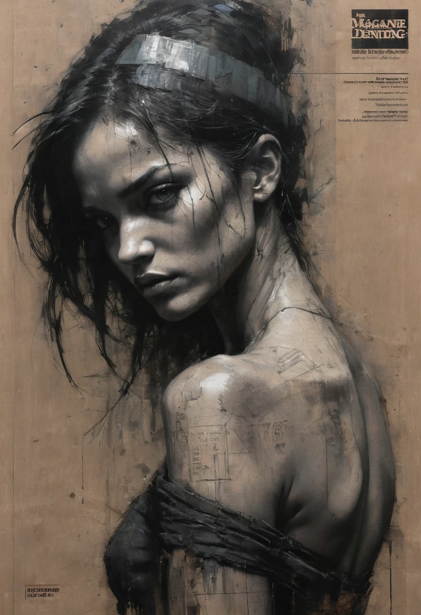 (magazine cover:1.4), by Guy Denning, best quality, masterpiece, very aesthetic, perfect composition, intricate details, ultra-detailed