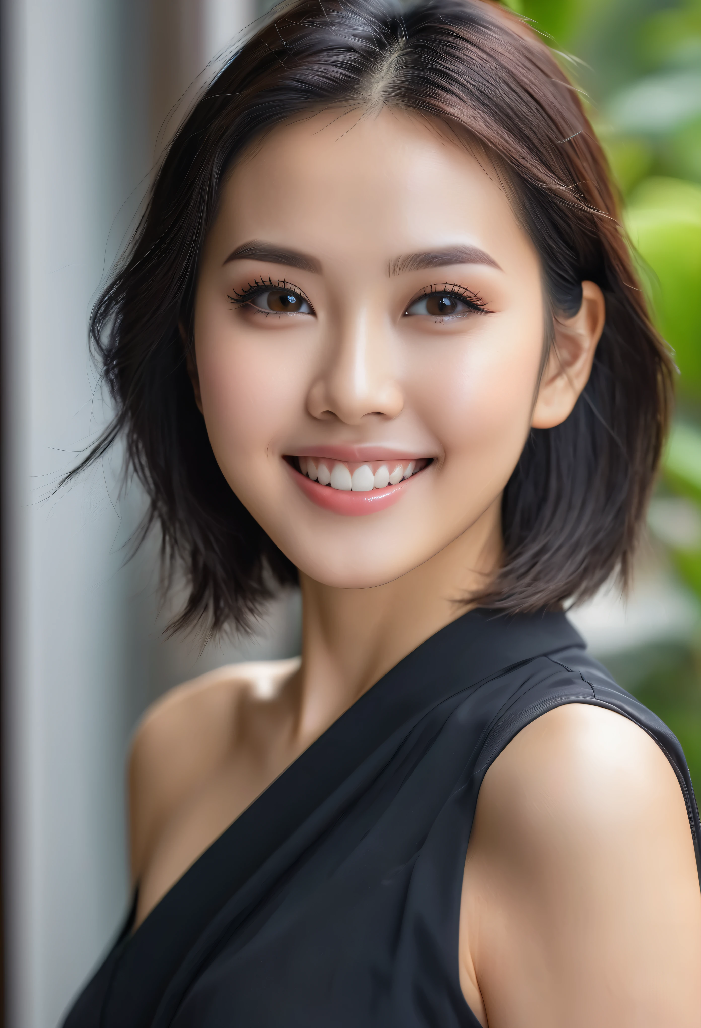 Ultra detailed 8K lomographic portrait Young Asian Jav idol Maria Ozawa looking at the camera, sin maquillaje, 16 years old, with sexy look and sonrisa at camera, NSFW, 4k, 8K, 16k, obra maestra, calidad superior, ultra high resolution, high resolution photographic color RAW, fotos profesionales (realista: 1.5), write depth limit, destello de lente, nikon d850, 45.75 megapixels, The highest ISO setting for a digital SLR camera is 25600. opening size is small. (Frente al espectador:1.8), (16 year old Asian girl.:1.6), (japanese idol:1.5), (Cara linda muy detallada:1.7), (ojos muy detallados: 1.7), (ojos muy detallados: grande con: 1.8), (ojos lindos: 1.7), (sonrisa: 1.9), (pechos enormes: 1.6), (pezones erectos: 1.6), Fondo muy detallado, (El viento sopla fuerte: 1.5), ambiente encantador, (Sunlight atmosphere: 1.3), (luz natural: 1.5), Corte de pelo corto,