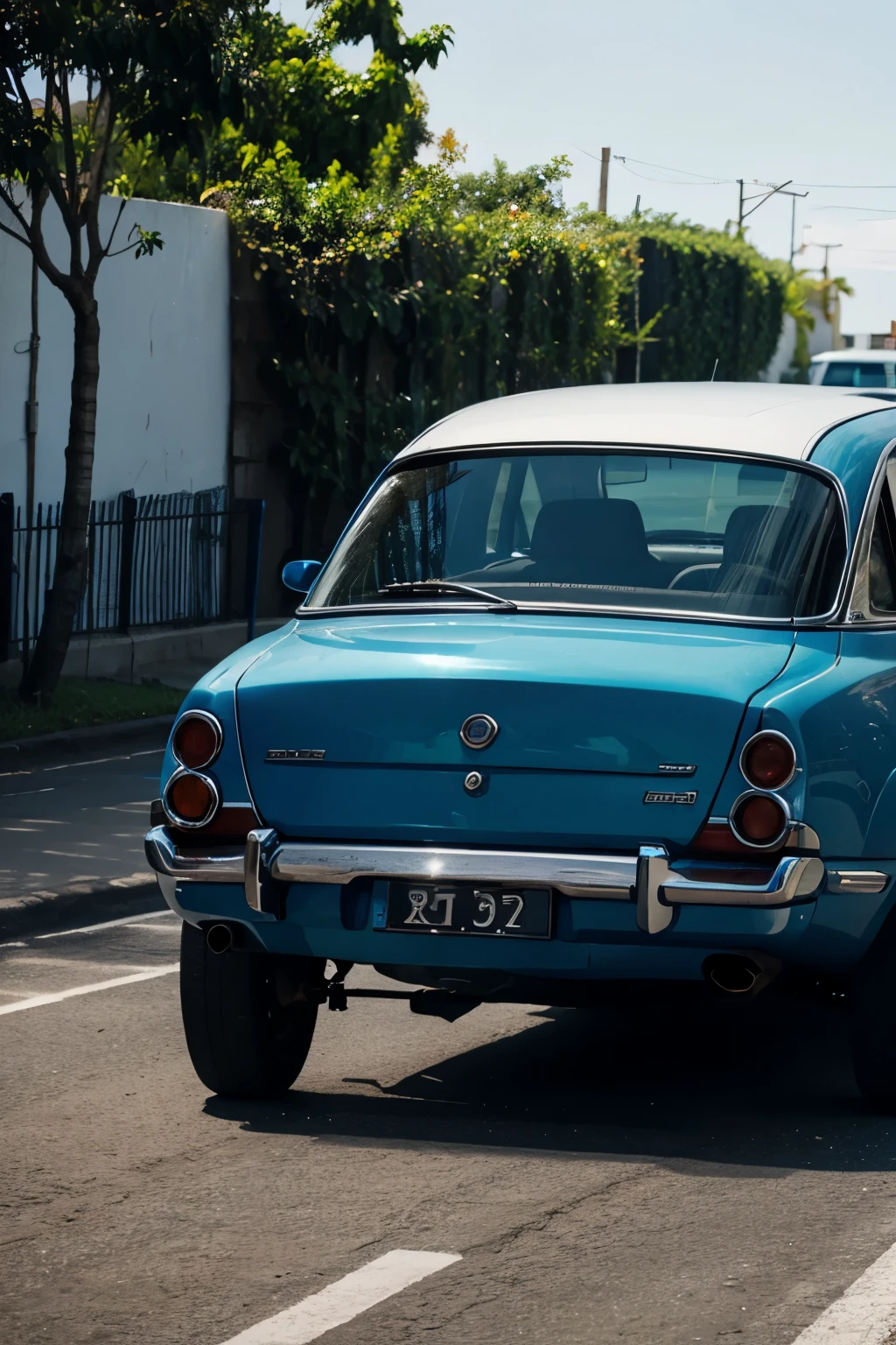 carro azul