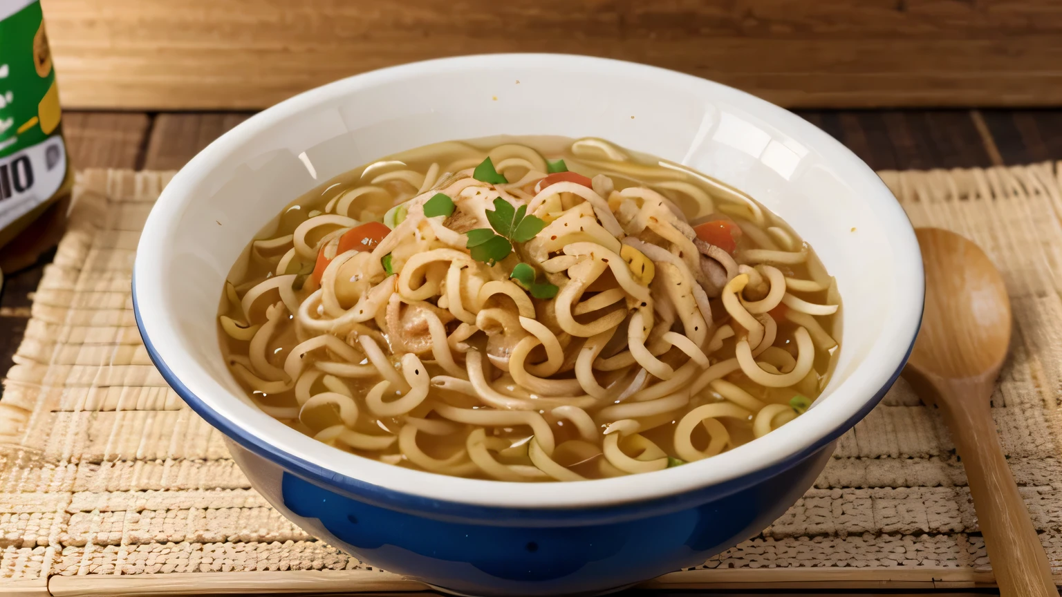 Prato de miojo (Instant noodles)