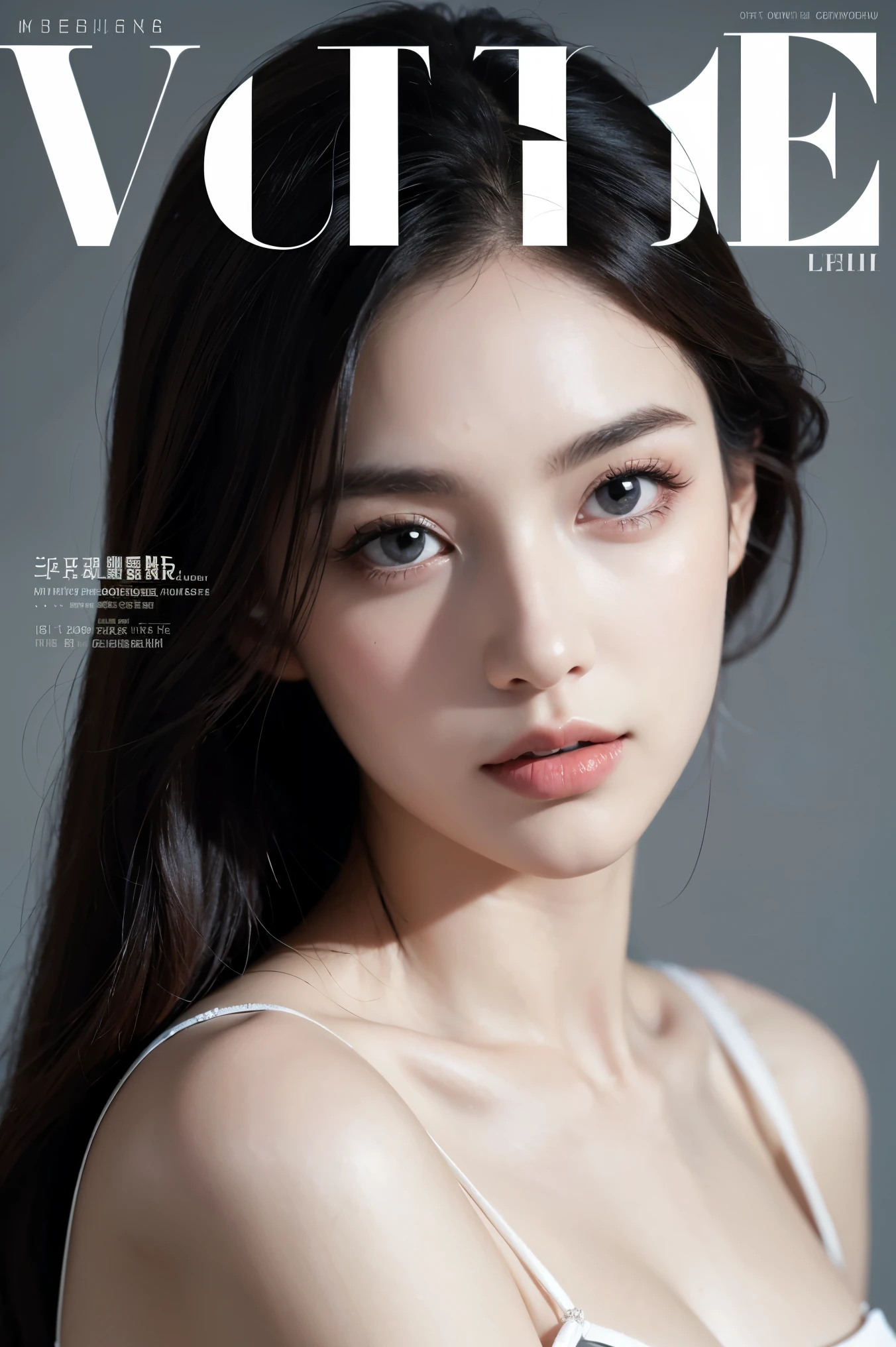 magazine cover，Fashion trendy beauty，Cover character，Fashion model，cover design，Trendy design，Professional photography，