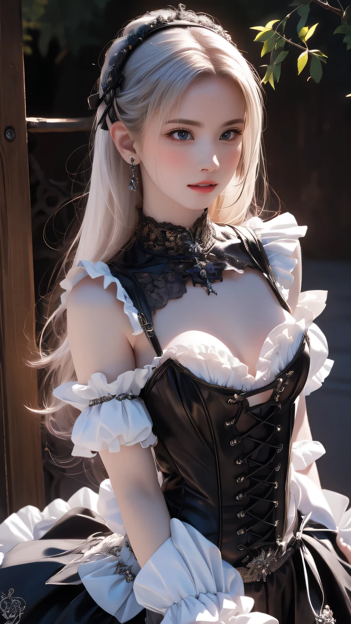 (random dance poses:1.2),White Gothic Lolita,(fantasy art,best image quality,(8K),Super realistic,最high quality, high quality, High resolution, high quality texture,high detail,beautiful,Detailed,Very detailed CG,Detailedテクスチャー,realistic expression of face,masterpiece,sense of presence,dynamic,bold)