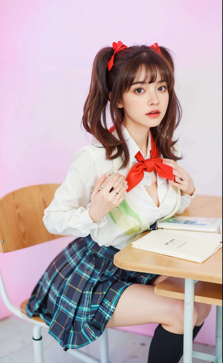 (photorealistic:1.4), best quality, masterpiece, ultra high res, 1girl, (detailed face:1.2), (detailed eyes:1.2), (detailed hair:1.2), (detailed clothes:1.2), 4k, (detailed color:1.2), Ultra detail texture, ulta detail, ultra hight, realistic, 16k, perfect body, bobs, full body, 1 woman, bokeh, detail eyes, detail face, black hair, scarf