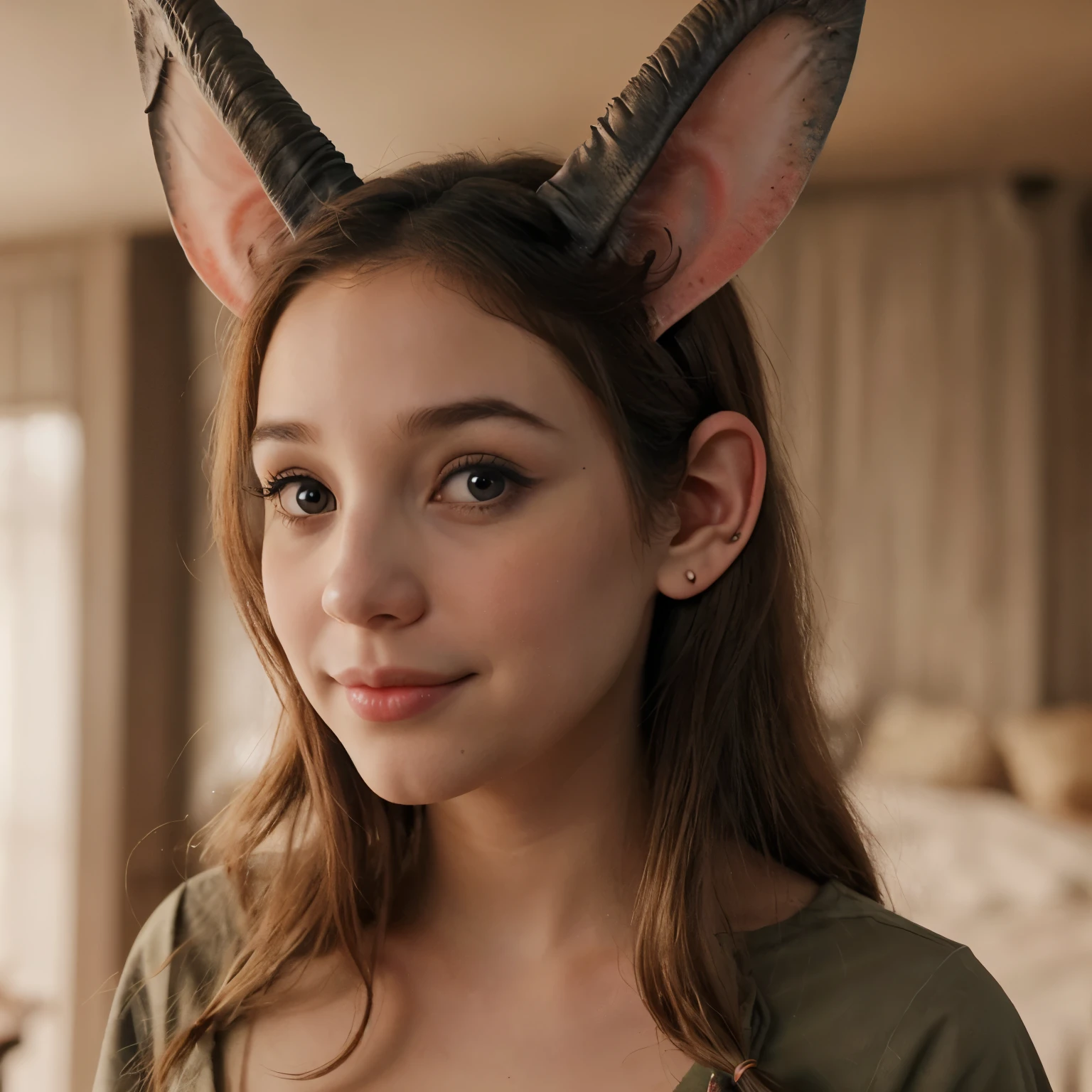 Very pretty with Dumbo ears