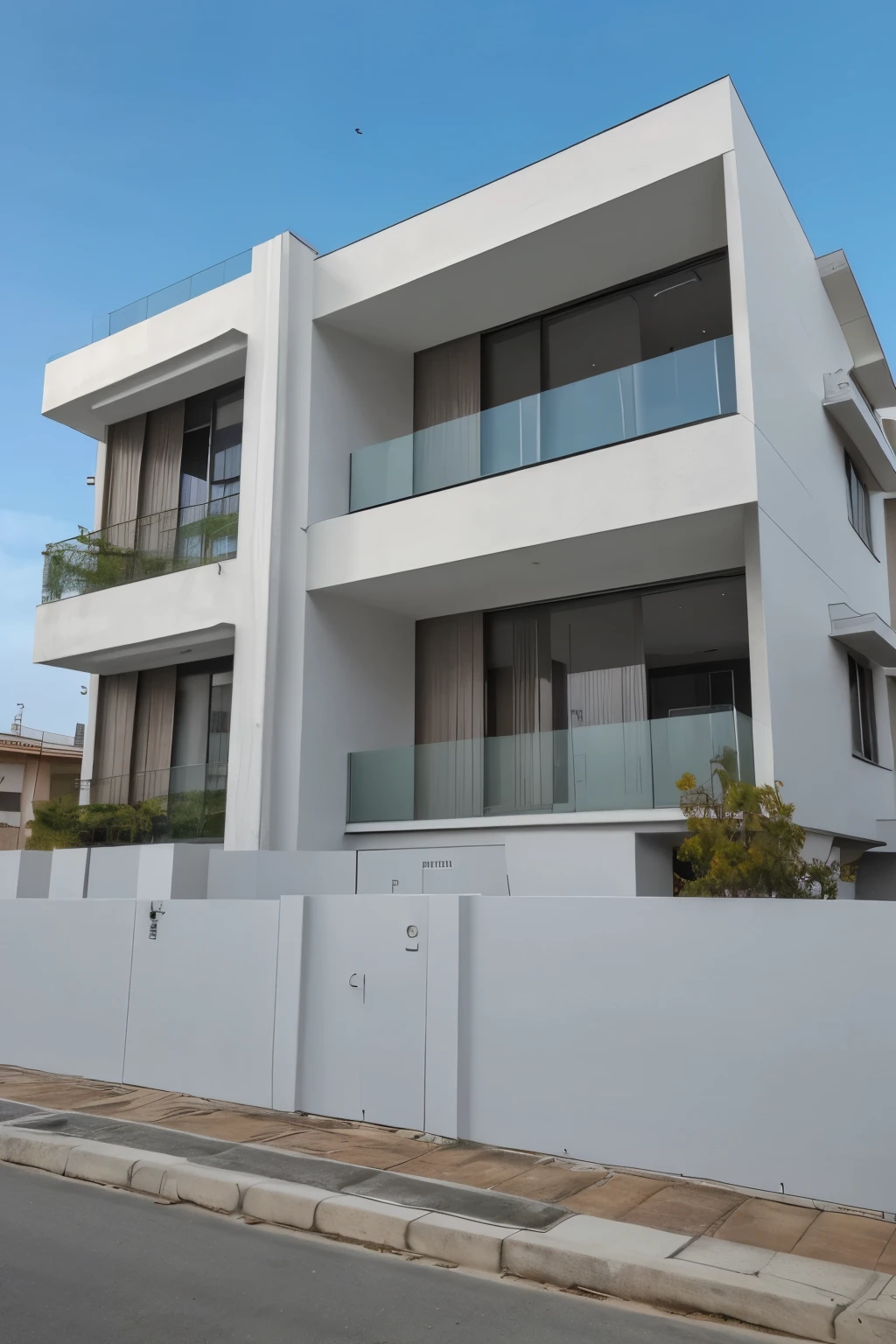 ((Mejor calidad) (detallado) (edificio moderno)