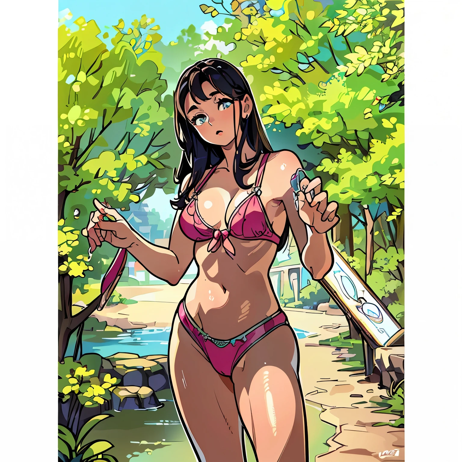 (best quality,4k,8k,highres,masterpiece:1.2),ultra-detailed,(realistic,photorealistic,photo-realistic:1.37),pin-up girl,beautiful detailed face,gorgeous detailed eyes,delicate features,vibrant vintage colors,vintage advertisement,soft lighting,retro aesthetic
