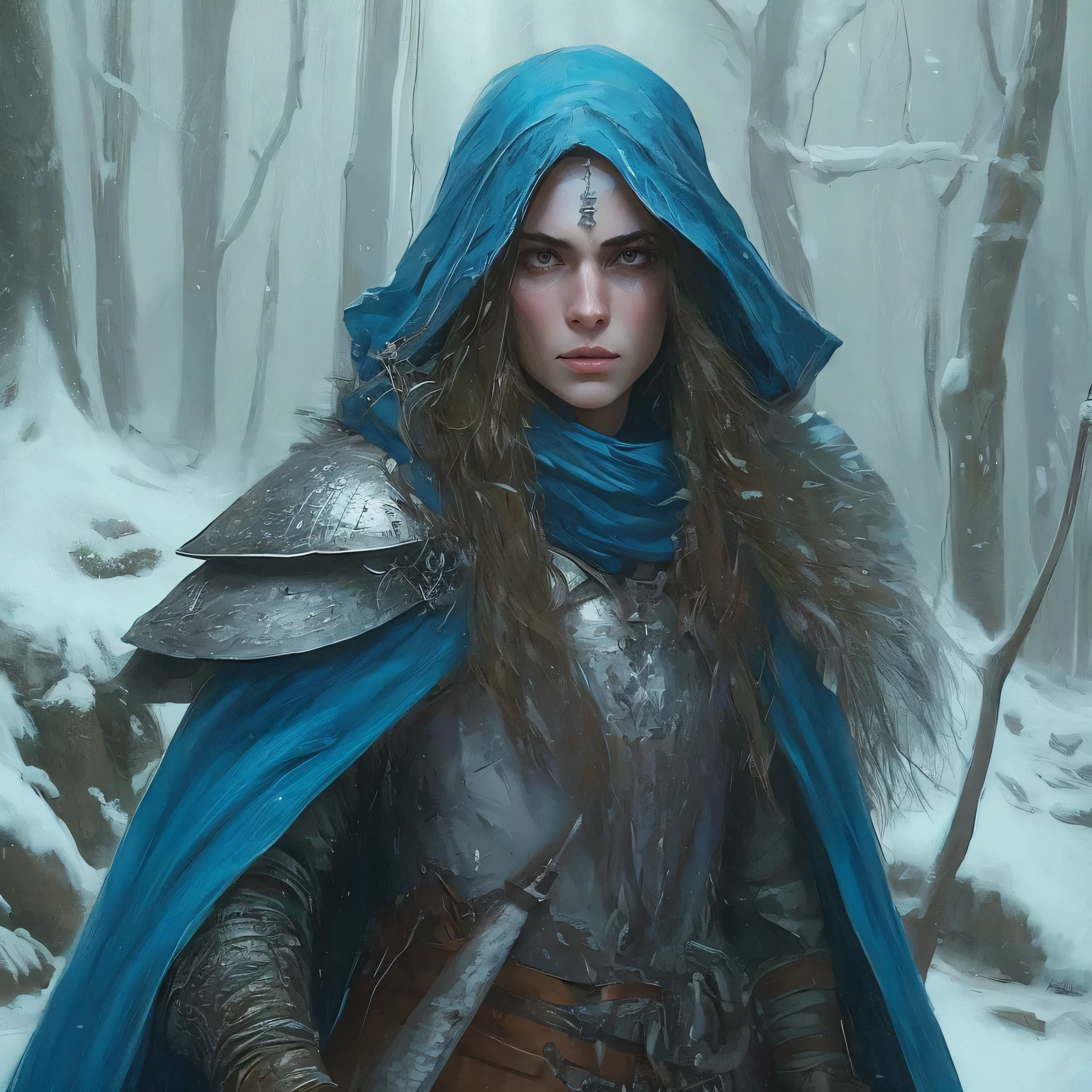 RPG, estilo medieval, neve