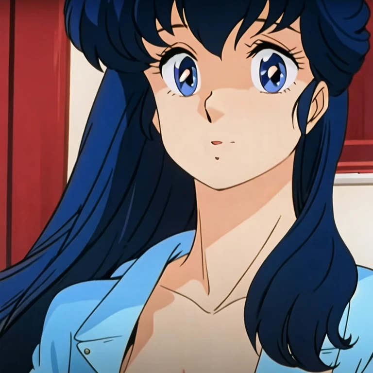(masterpiece, best quality:1.2), 1girl, solo, darkblue hair, darkblue eyes, mature female,bangs between eyes, voluminous bangs, straggling hair, detailed eyes,