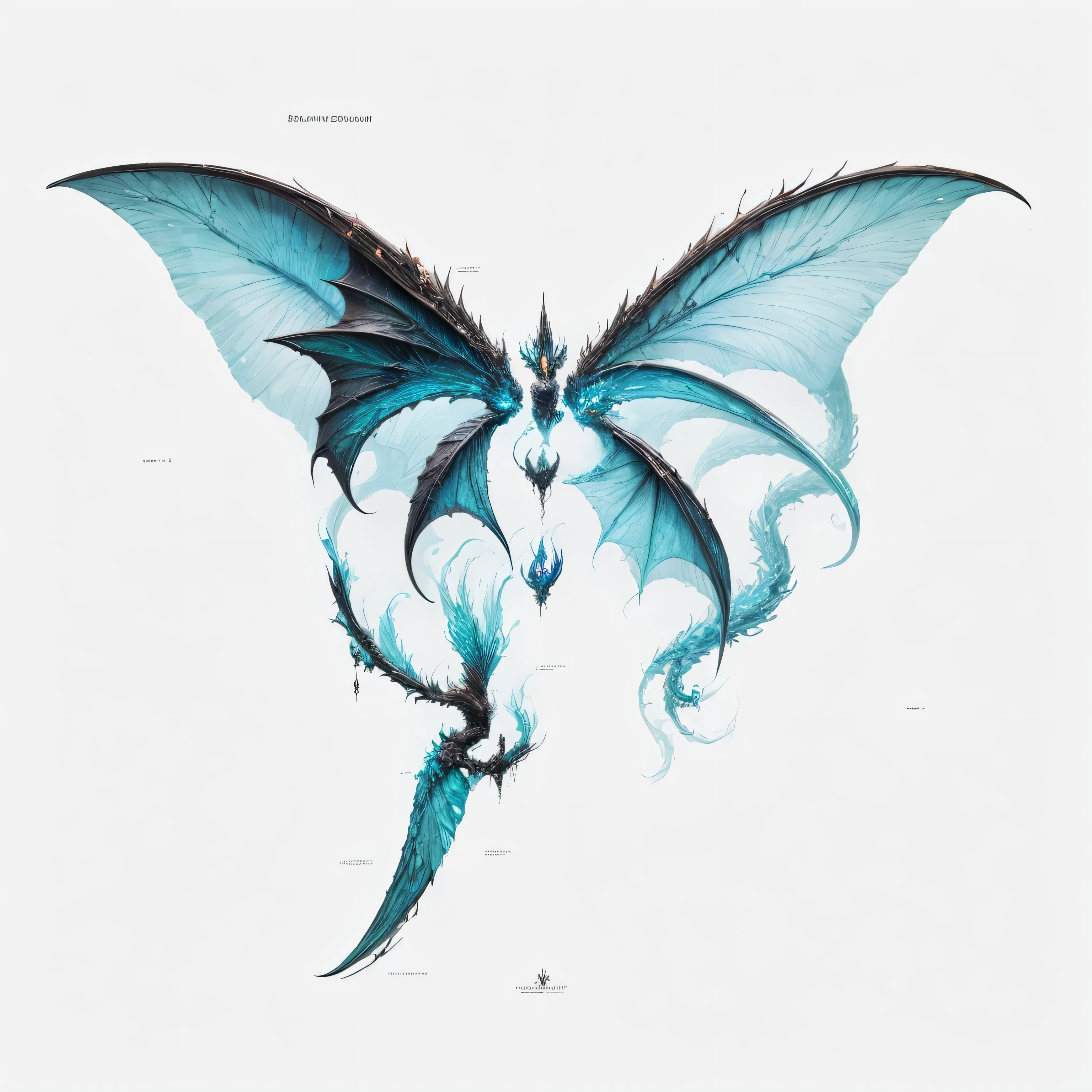 black dragon element,Dragon Wings,grim Reaper