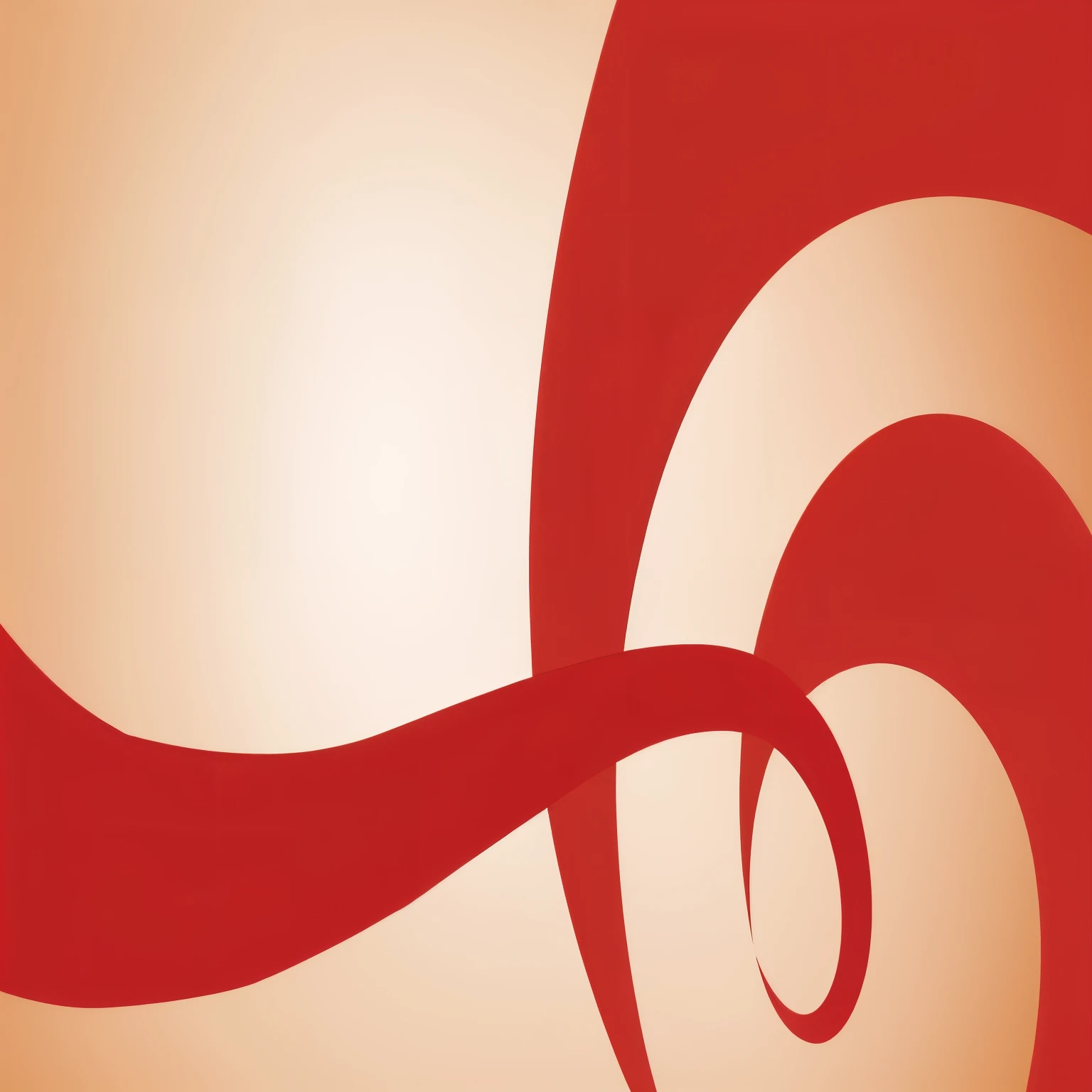 there is a red swirl on a beige background with a red background, film,red belt, Red swirl, simple red background, big ribbon, wide ribbon, red background, 猩red background, red background, red banner, on a simple background, organic flowing background, chains and red fluid background, red mood in background, Red wallpaper background, Background Canon, gradient brown to red