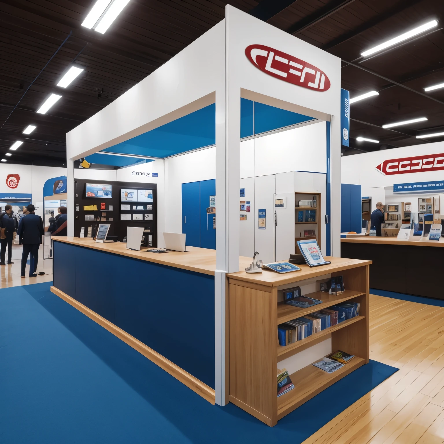 exhibition stand minimal