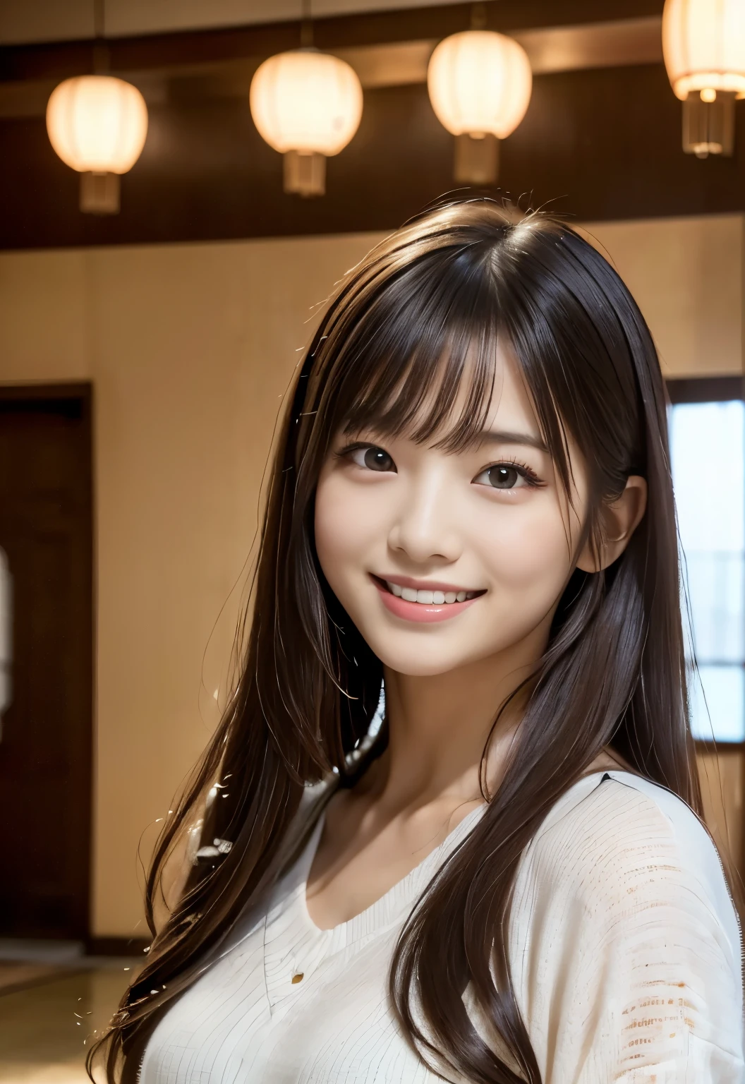 (((lobby:1.3, indoor, Photographed from the front))), ((long hair:1.3, lolita,japanese woman, smile,cute)), (clean, natural makeup), (highest quality, masterpiece:1.3, 超High resolution), (Super detailed, caustics), (realistic:1.4, RAW shooting), very detailed, High resolution, 16K resolution