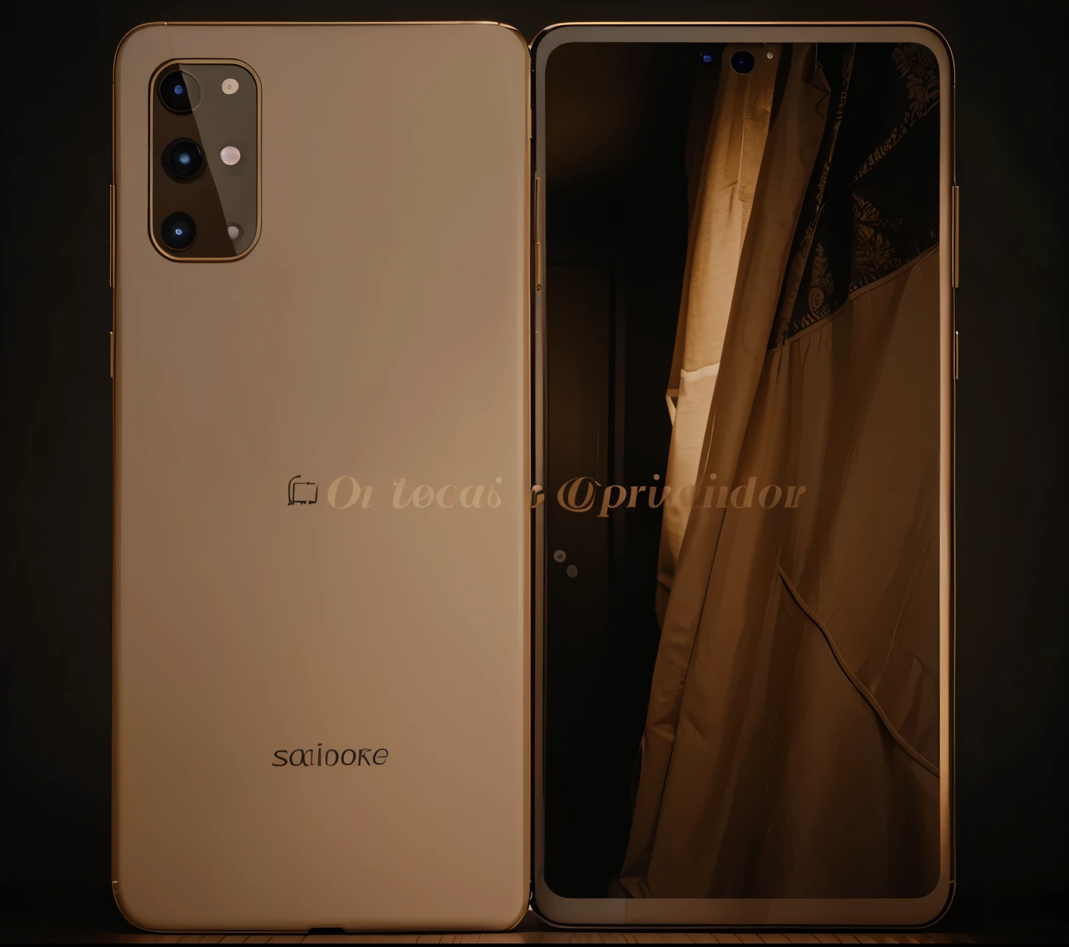 Retire as palavras escritas nesse smartphone