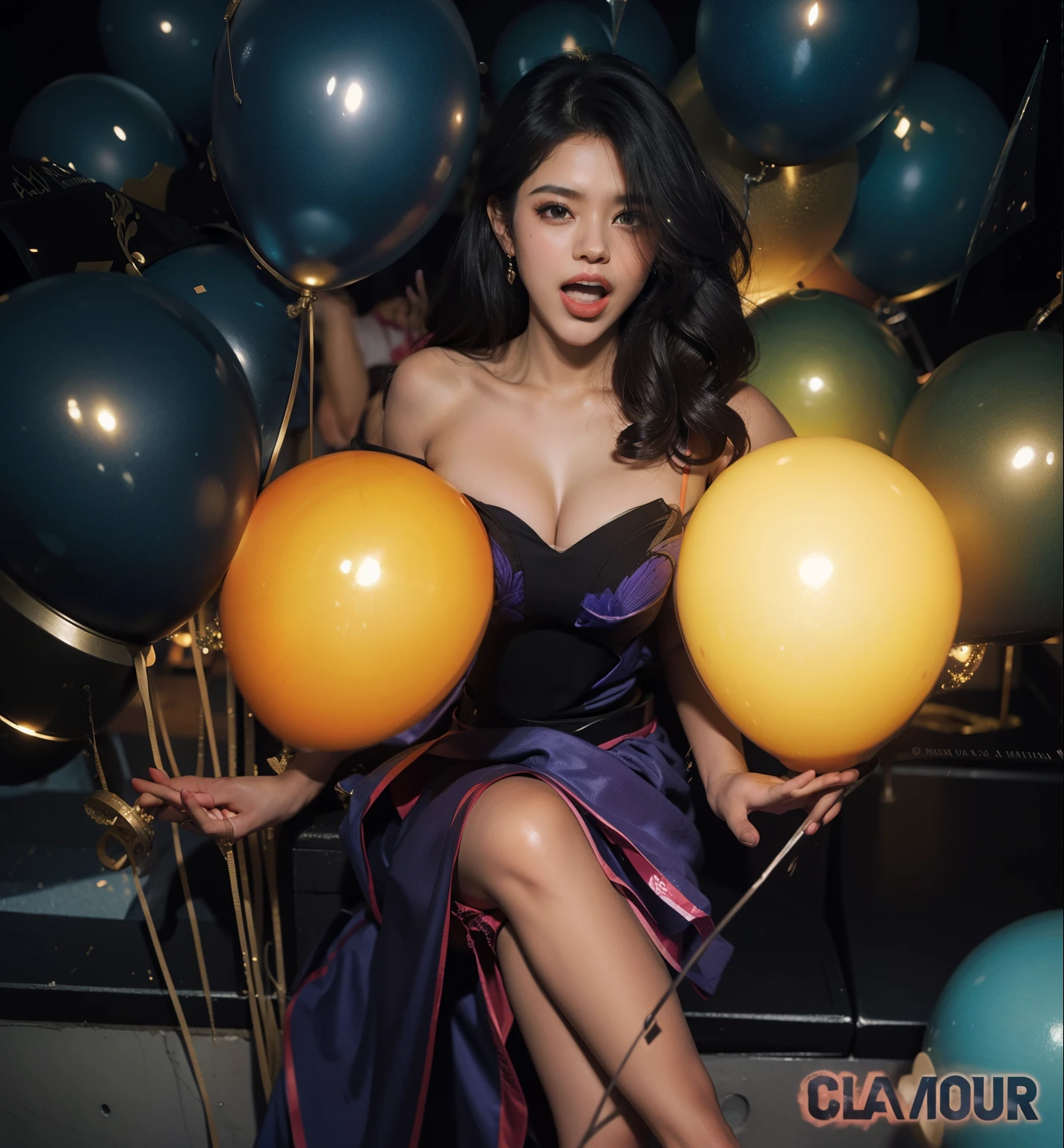 cantora、Linda mulher adulta com microfone、Vestidos chiques、without accessories、cabelos preto e longos、Feche os olhos e cante apaixonadamente、The background is a cathedral in another world、sangue,noite, escuro, (Fantasia),infinito,deep blue sky,O abismo do conhecimento、Papel de parede super delicado CG Unity 32k、obra-prima, ((ultra-detalhado)), ((Lighting)),colorido,papel de parede,A energia,Em torno da magia,magical atmosphere,o livro,Flying pages、Sabedoria infinita、chamas azuis