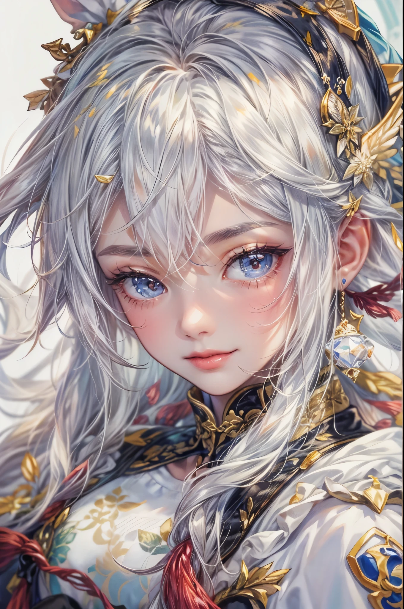 ((Best quality)), ((masterpiece)), (detailed), ((perfect face)), ((halfbody)) genshin impact character