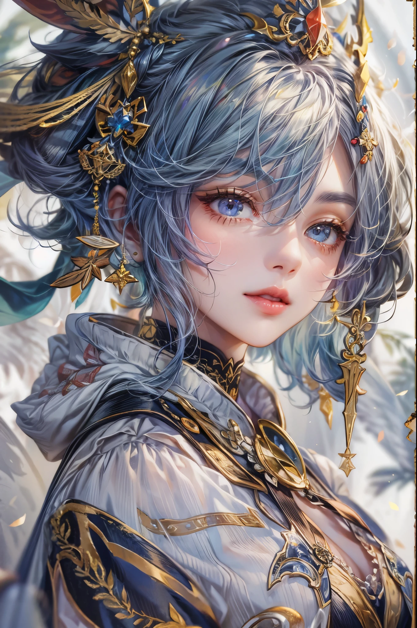 ((Best quality)), ((masterpiece)), (detailed), ((perfect face)), ((halfbody)) genshin impact character