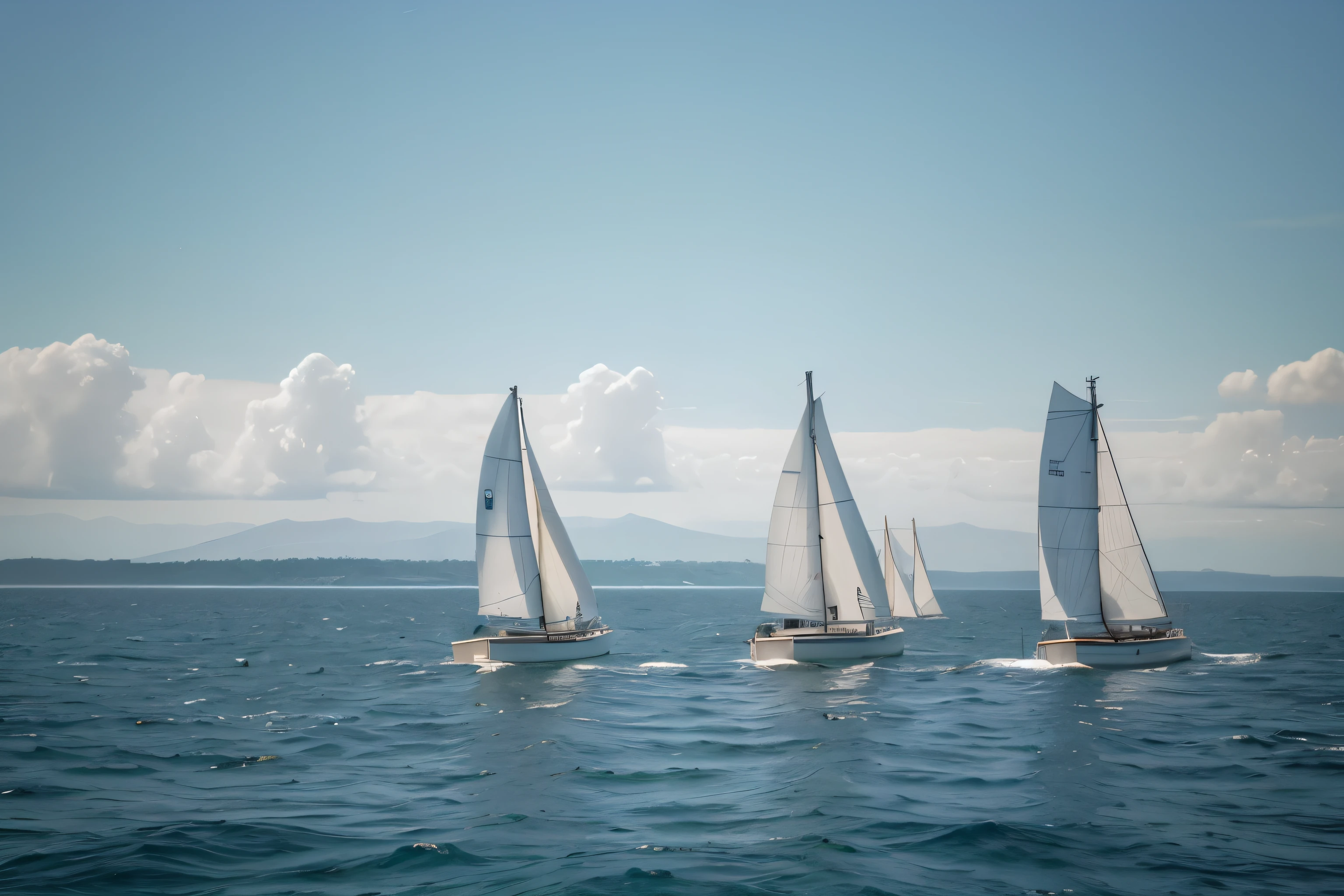 sailboat on the horizon