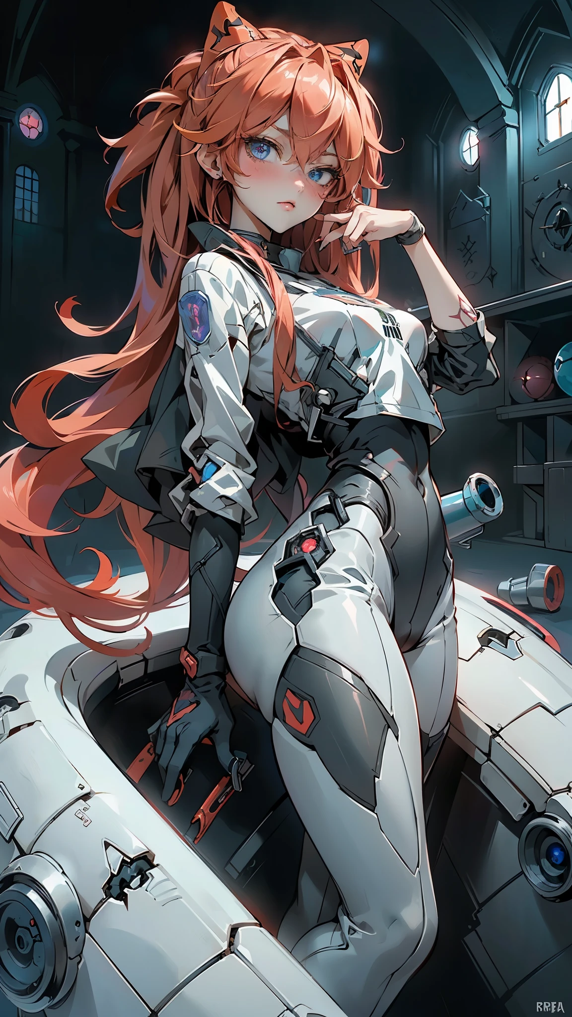 (aerial view),dynamic angle,ultra detallado, illustration, de cerca, directo, 1 chica,
(souryuu asuka langley:1.4) , auriculares de interfaz, mono rojo:1.4, cabello purpura)),Her eyes shone like dreamer stars,(ojos brillantes:1.233),(ojos hermosos y detallados:1.1),(inexpresivo,boca cerrada),(de pie),
(Mechanics room with tools and spaceship on a white SPACESHIP:1.4 ), cara detallada, 4k, Ropa Y2K, colas gemelas moradas, masivo , , idol, Obra maestra para los ojos, long eyelashes, labios jugosos, reflejos en los ojos, orejas de elfo, tatuajes, (hermosos ojos rojos:1.4)
(noche:1.2),dreamer, [[Dedos y manos delicados:0.55]::0.85],(Detalle de los dedos),