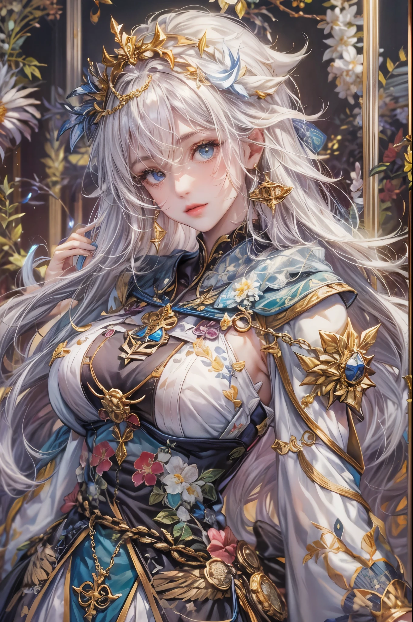 ((Best quality)), ((masterpiece)), (detailed), ((perfect face)), ((halfbody)) genshin impact character
