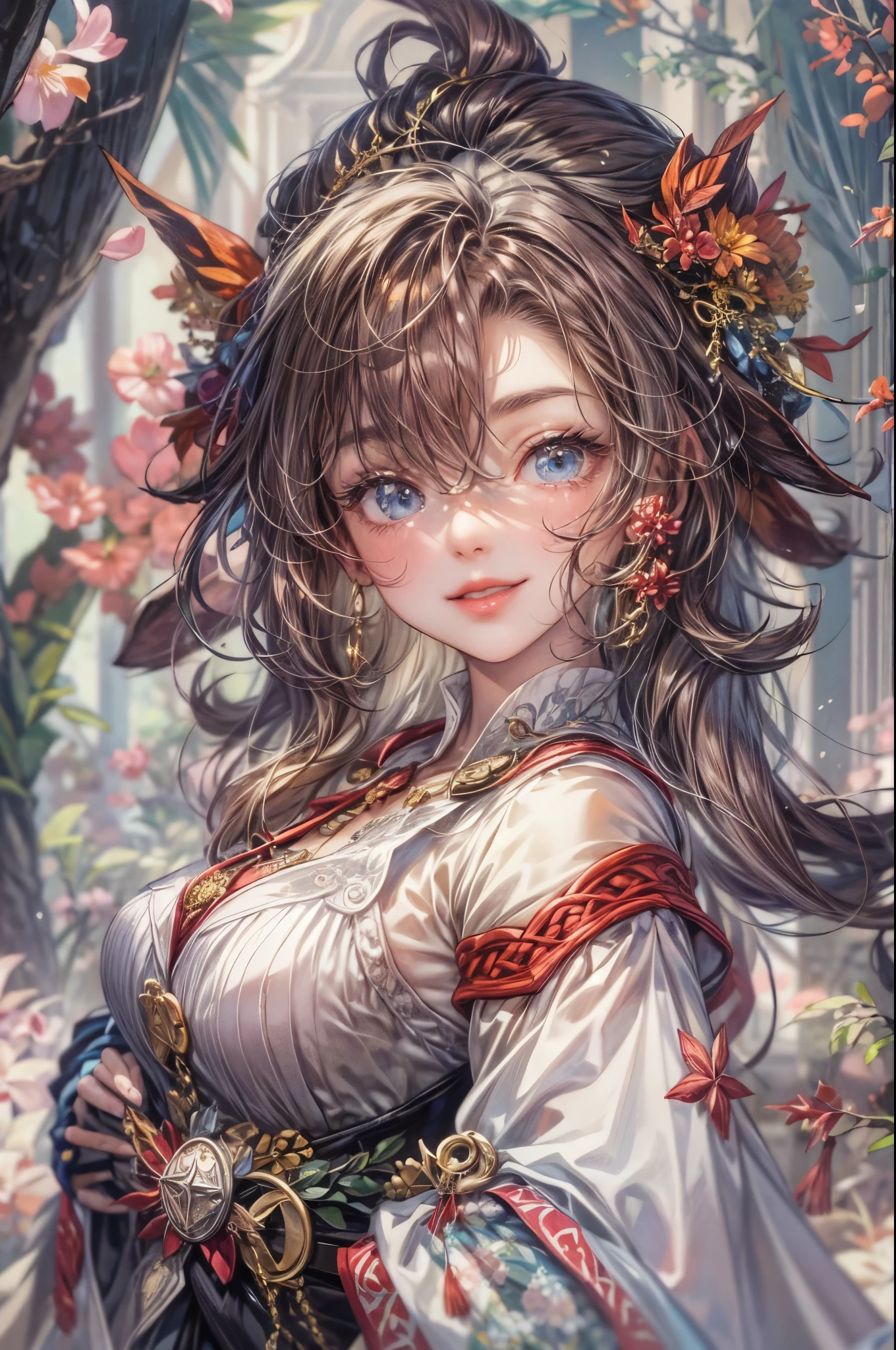 ((Best quality)), ((masterpiece)), (detailed), ((perfect face)), ((halfbody)) genshin impact character