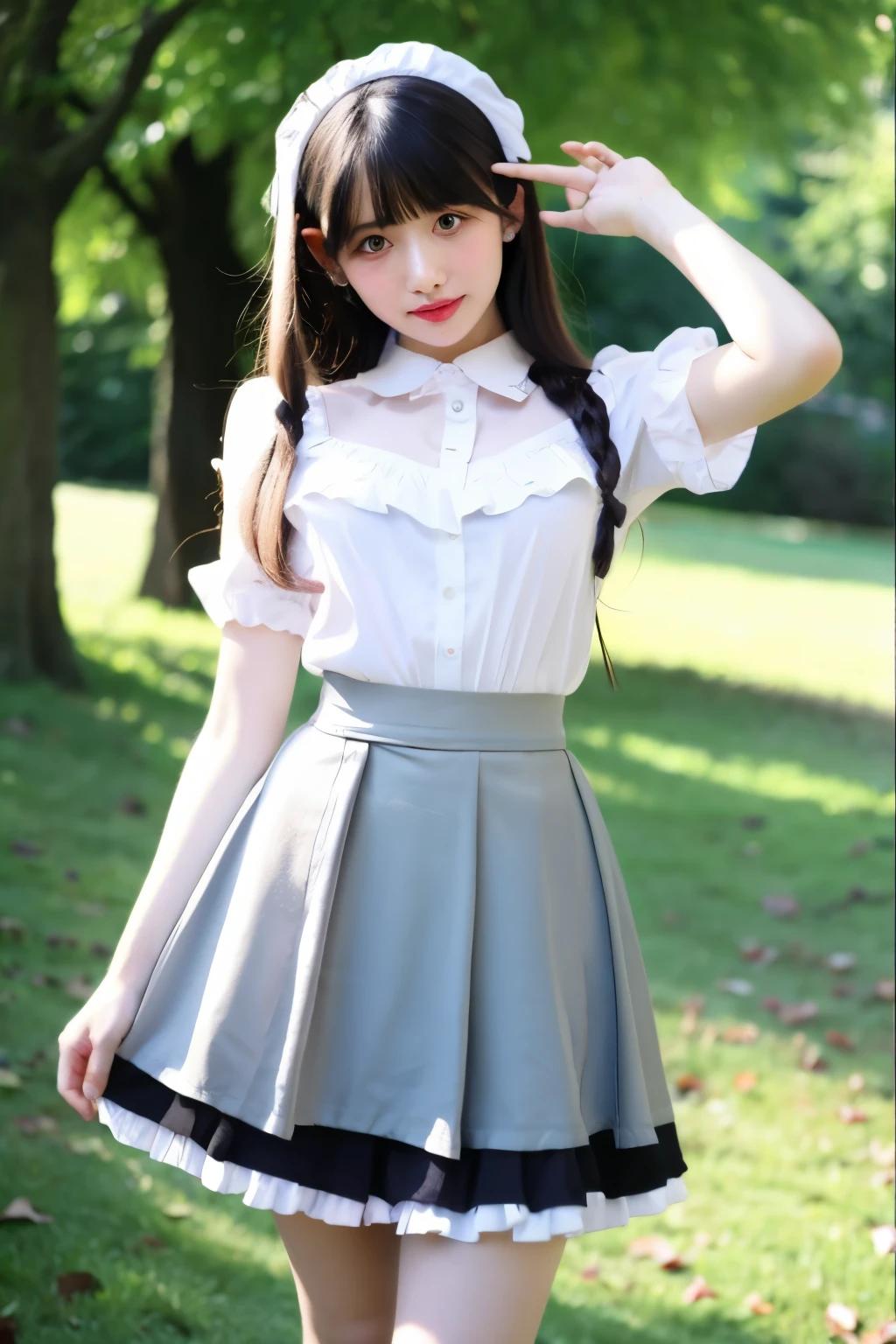 Fluttery skirt girl tuck up [nipple] Alice in Wonderland ta Loli