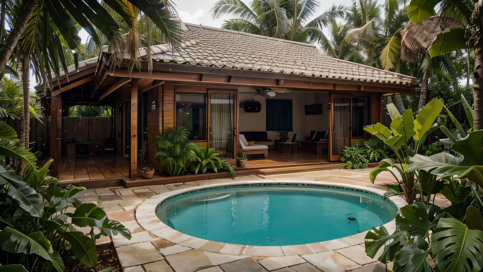 tropical style house